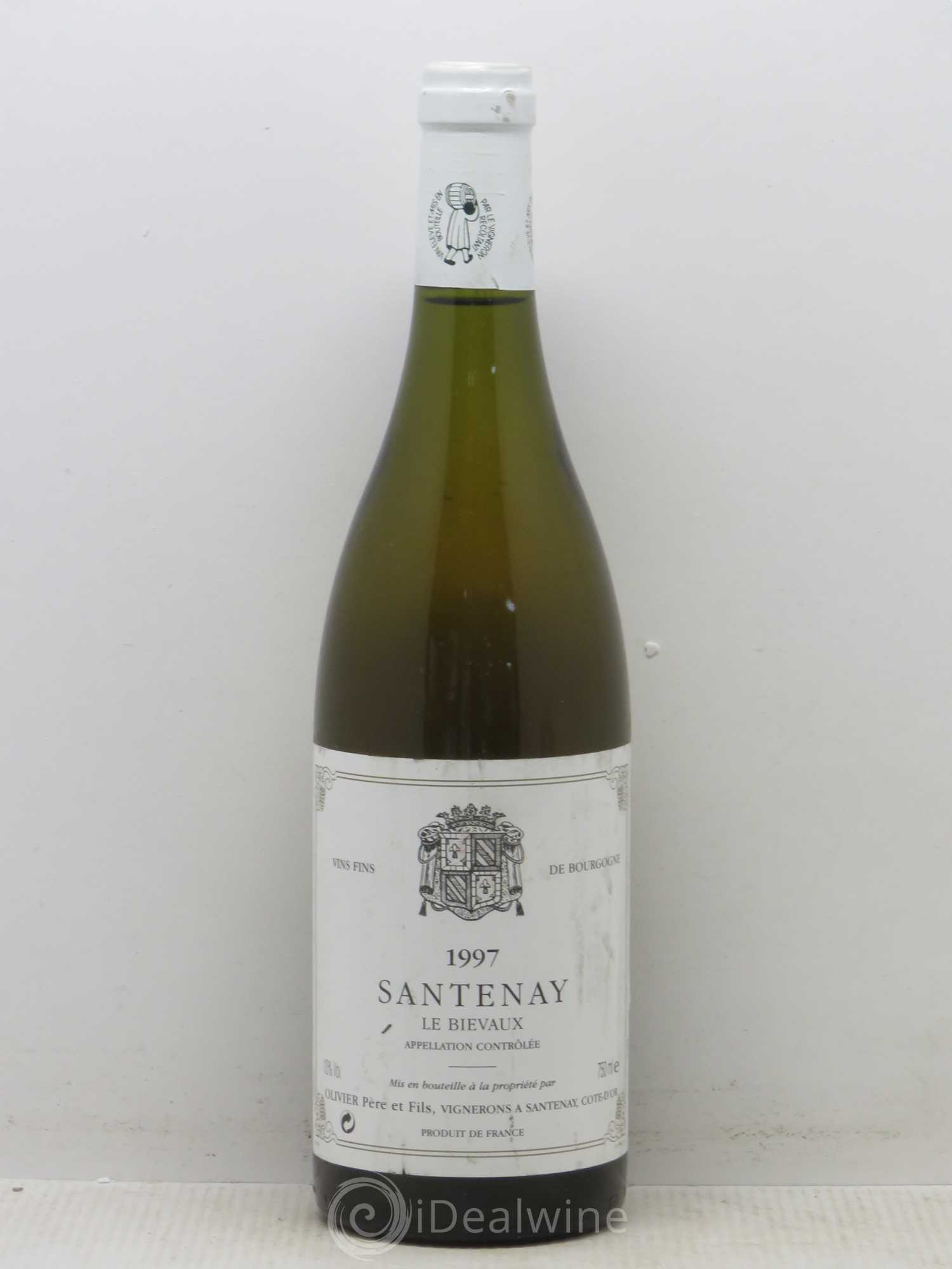 Santenay Le Bievaux Olivier père et fils 1997 - Posten von 1 Flasche - 0