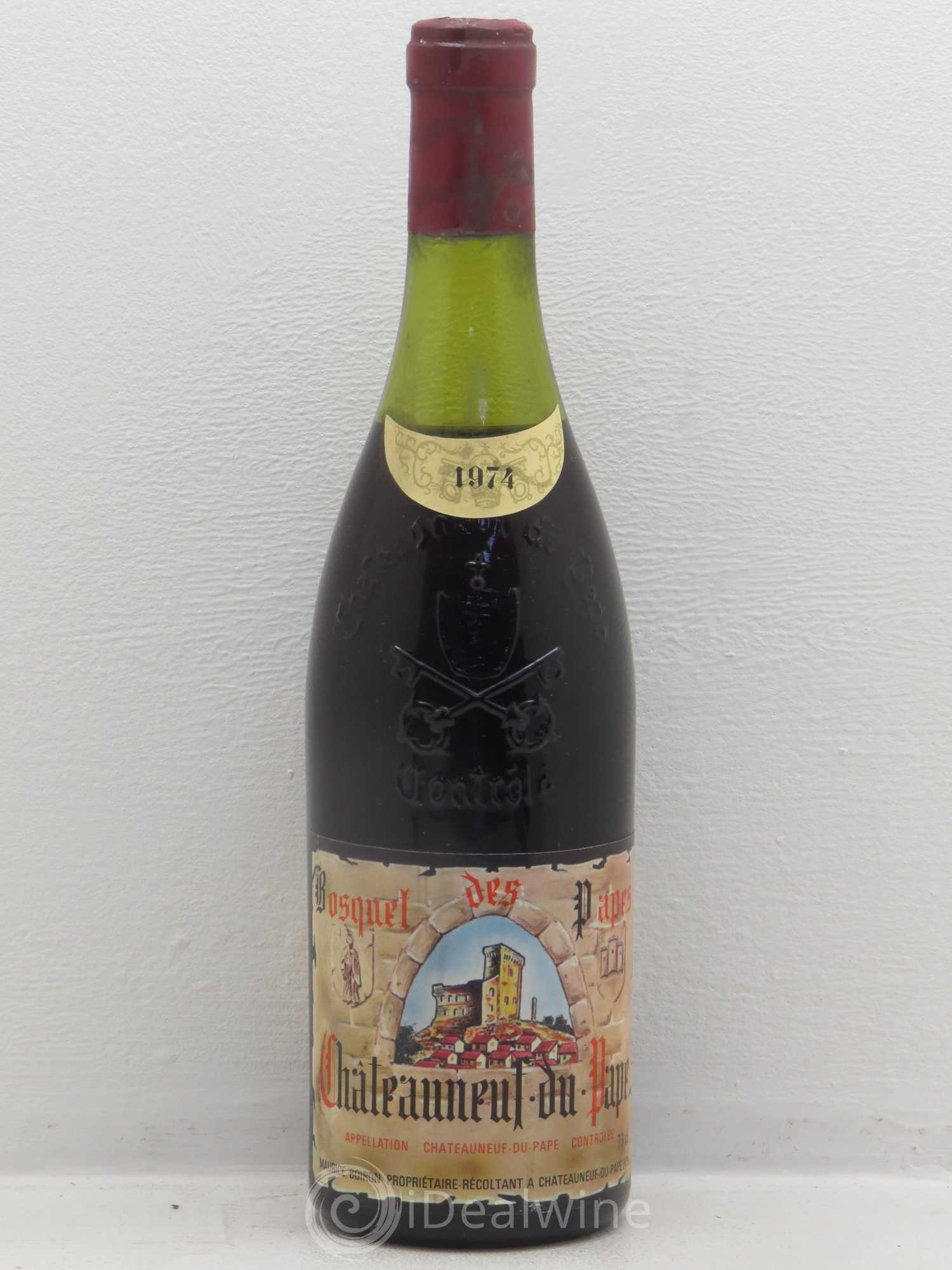 Châteauneuf-du-Pape Bosquet Des Papes Maurice Boiron 1974 - Posten von 1 Flasche - 0