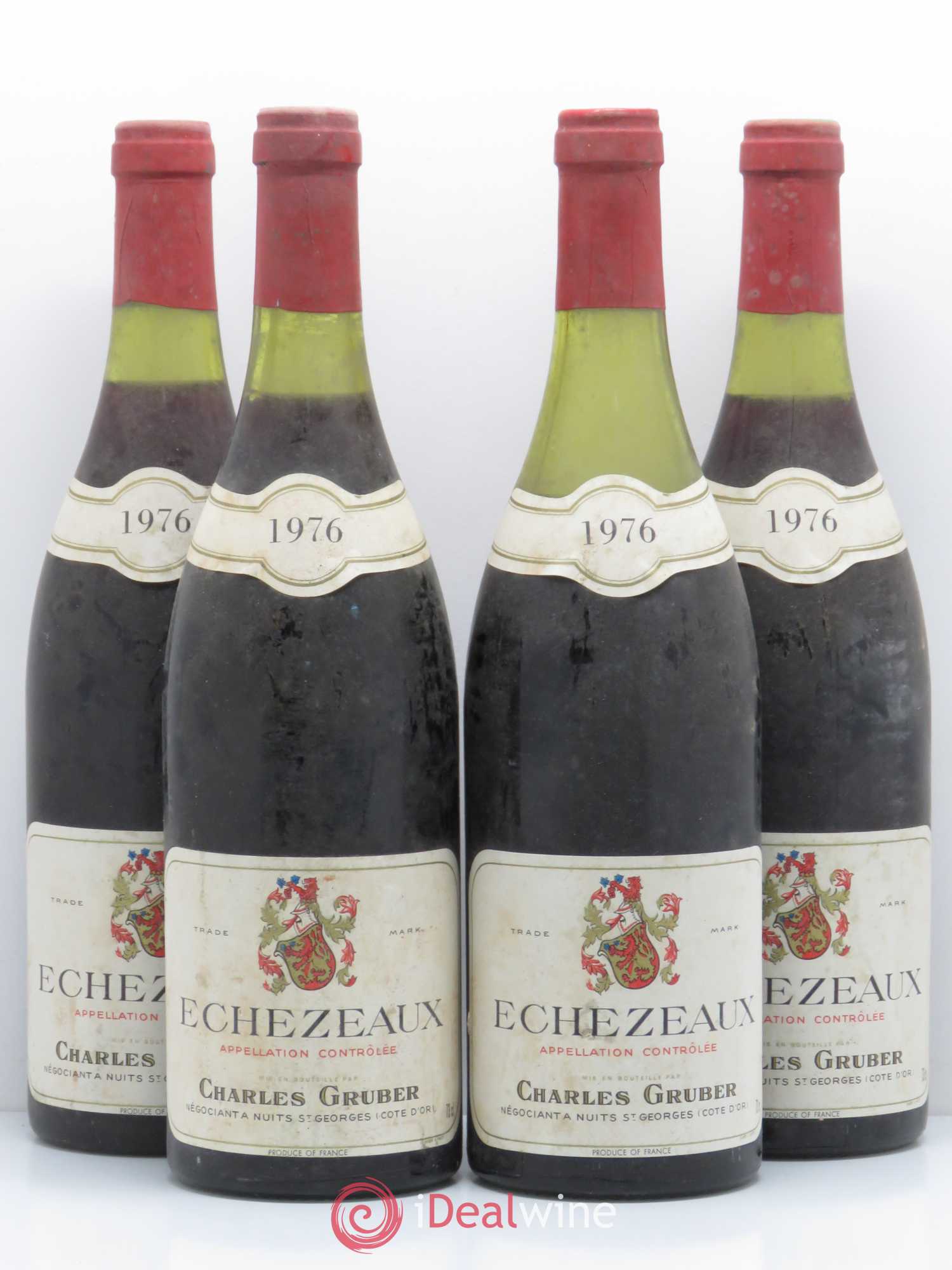 Echezeaux Grand Cru Charles Gruber 1976 - Lot de 4 bouteilles - 0