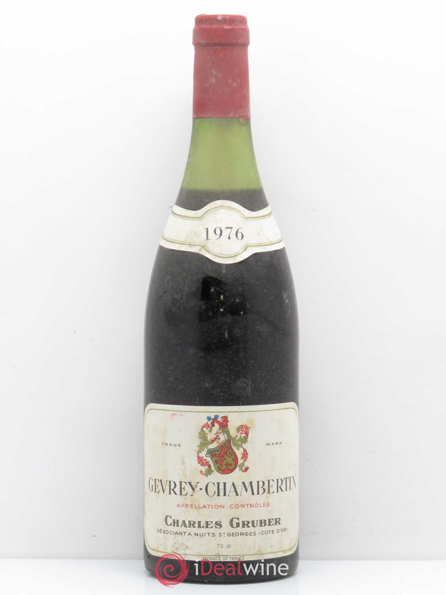 Gevrey-Chambertin Charles Gruber 1976 - Posten von 1 Flasche - 0