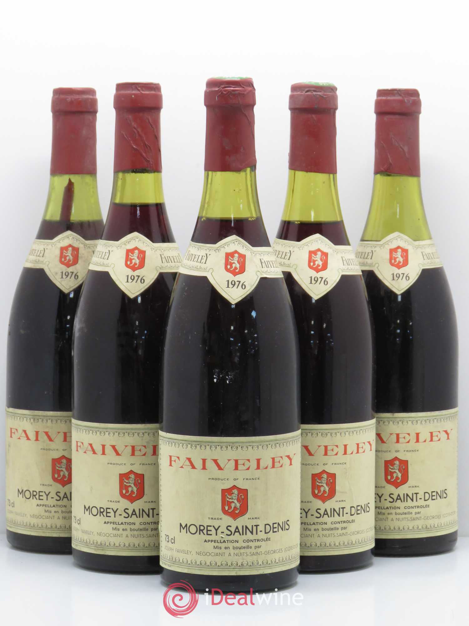 Morey-Saint-Denis Faiveley 1976 - Lot de 5 bouteilles - 0