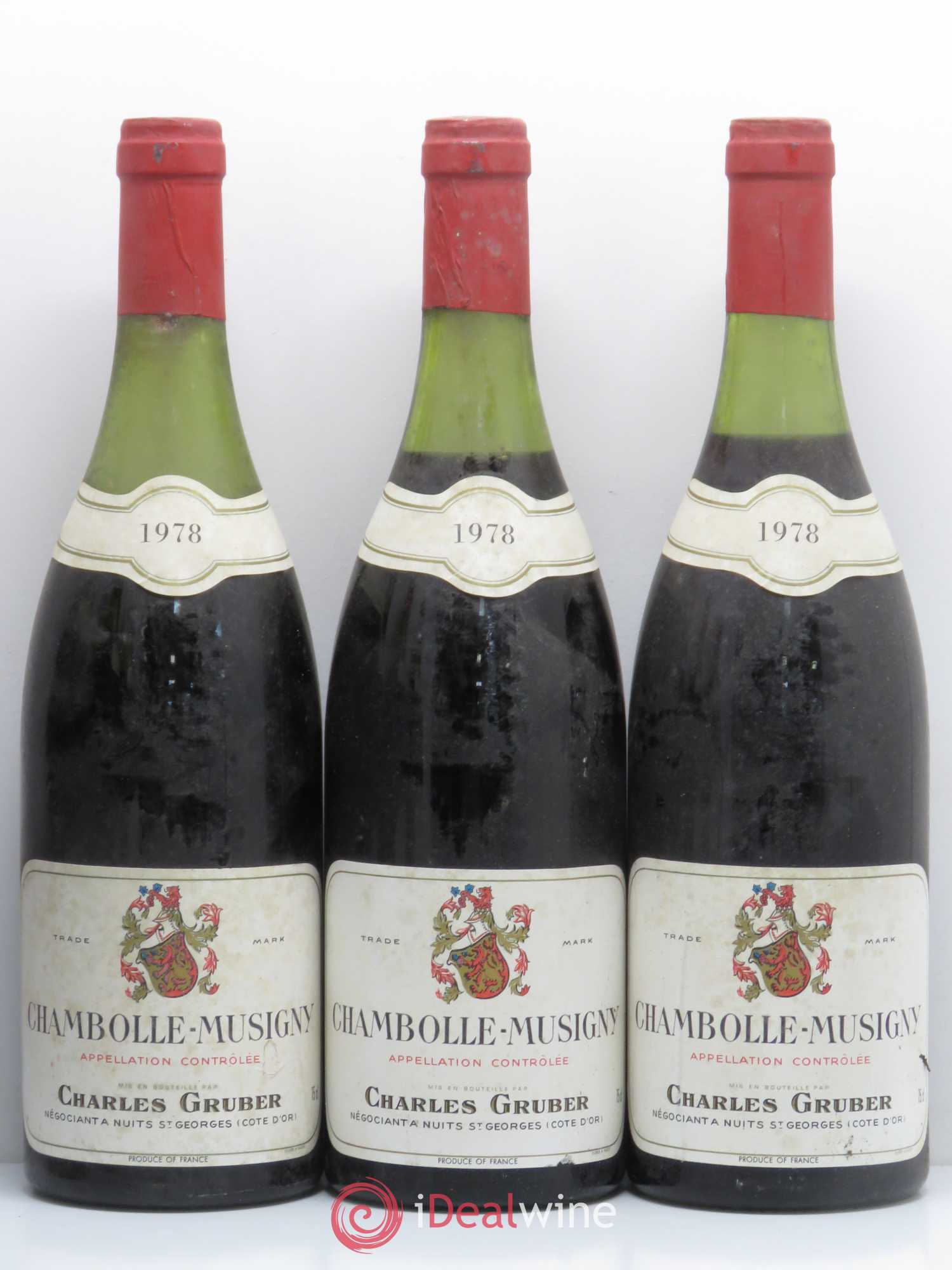 Chambolle-Musigny Charles Gruber 1978 - Posten von 6 Flaschen - 1