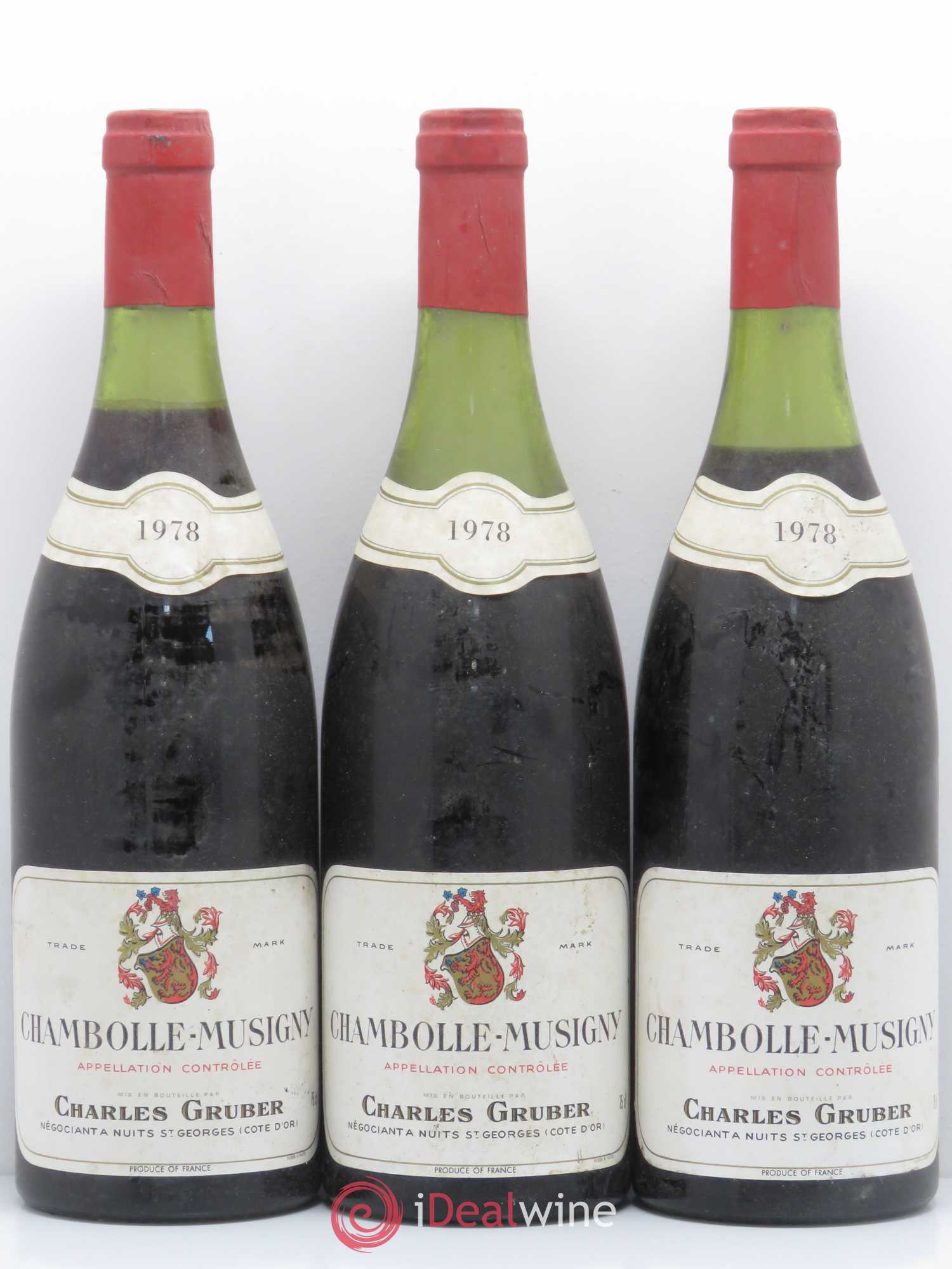 Chambolle-Musigny Charles Gruber 1978 - Posten von 6 Flaschen - 2