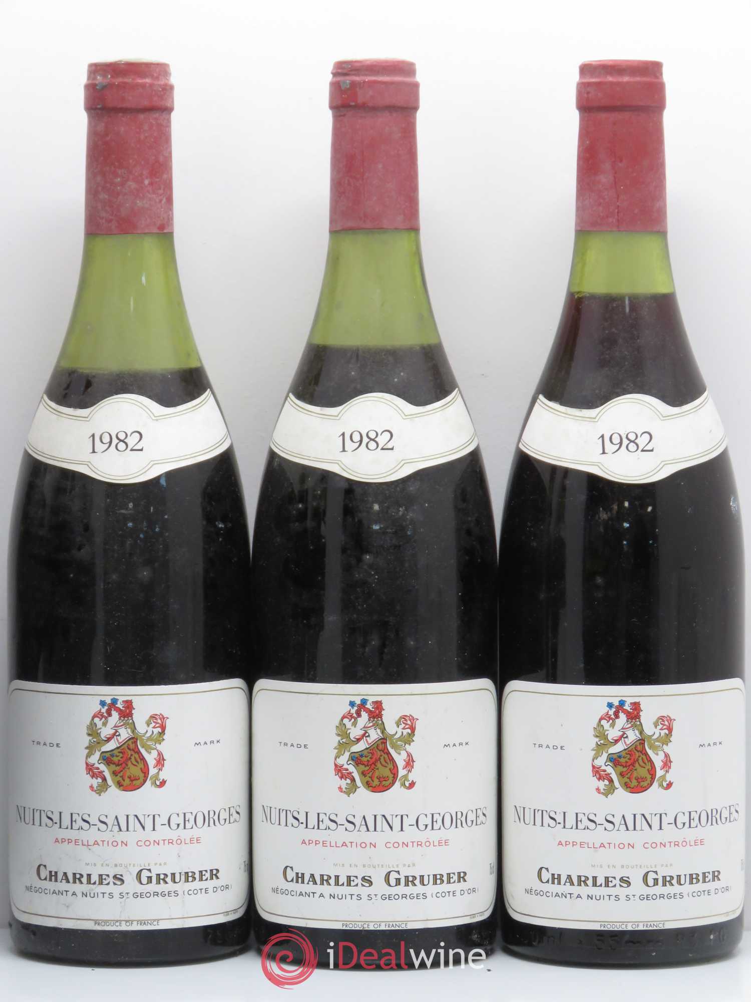 Nuits-Saint-Georges Charles Gruber (no reserve) 1982 - Lot of 6 bottles - 1
