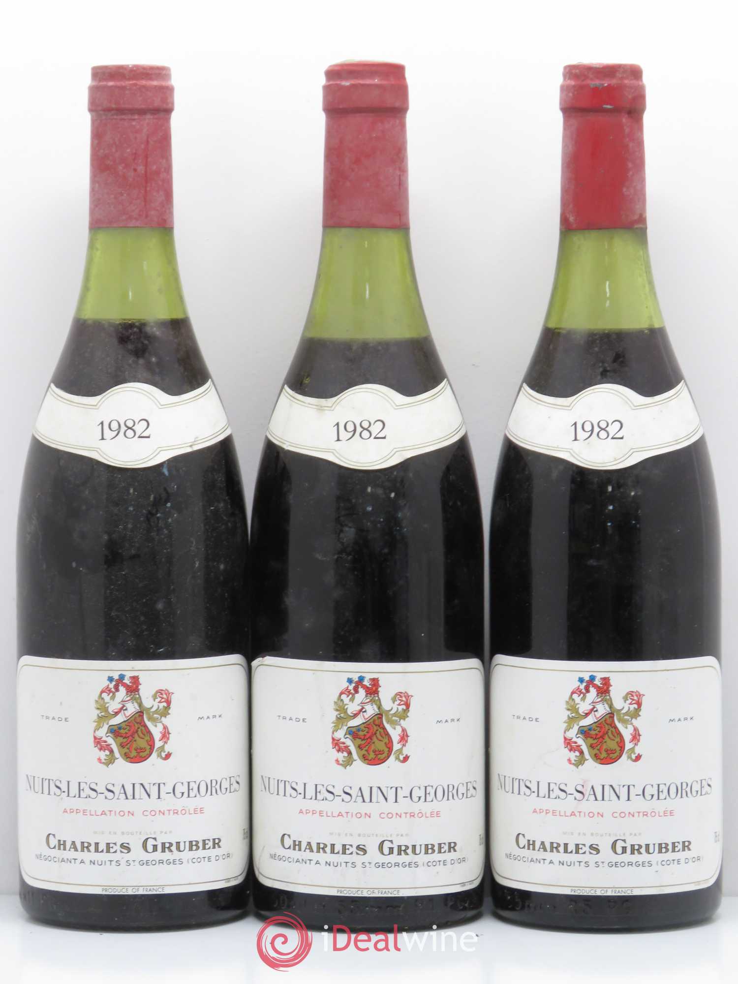 Nuits-Saint-Georges Charles Gruber (no reserve) 1982 - Lot of 6 bottles - 2