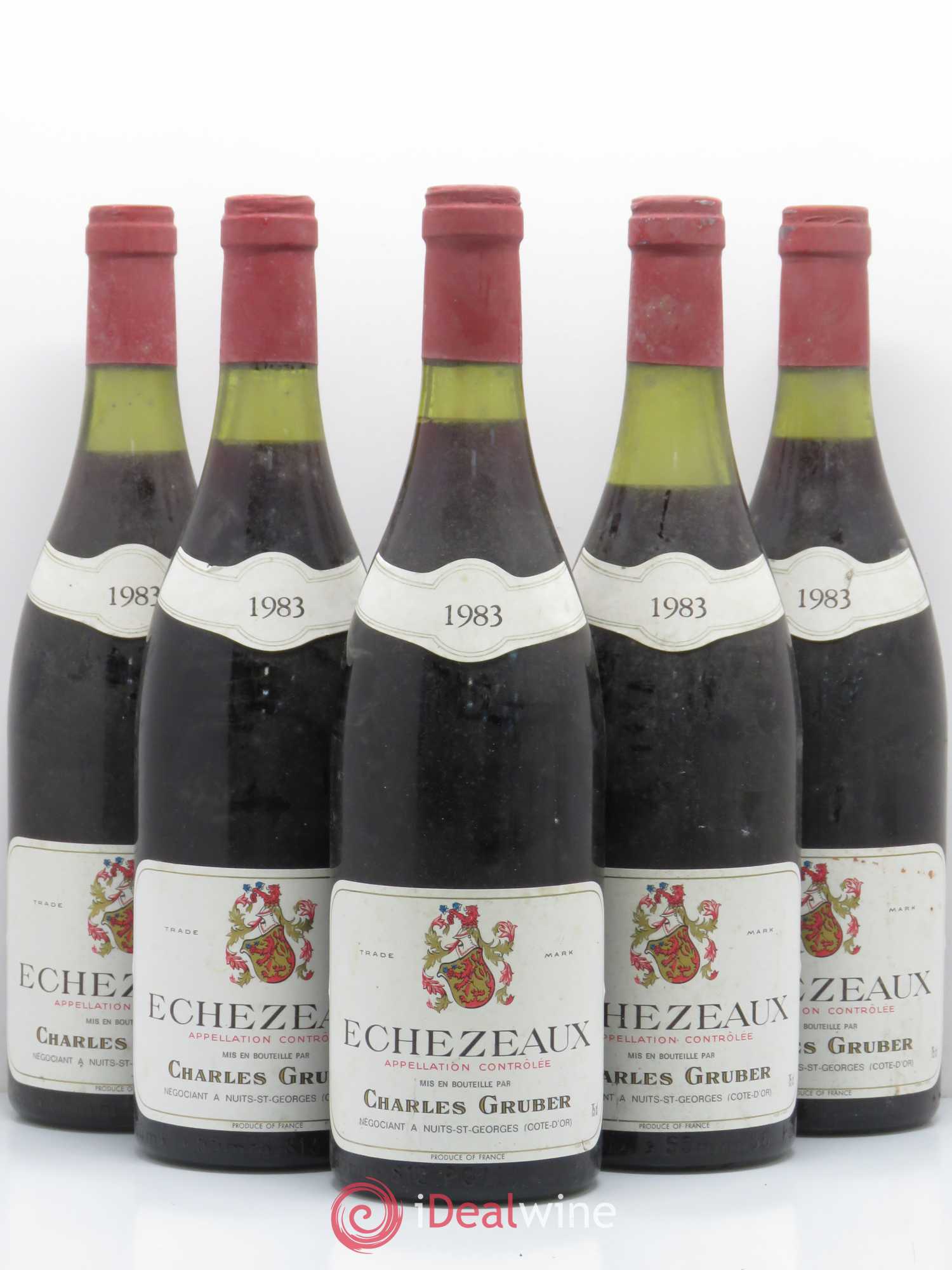 Echezeaux Grand Cru Charles Gruber 1983 - Lot de 5 bouteilles - 0