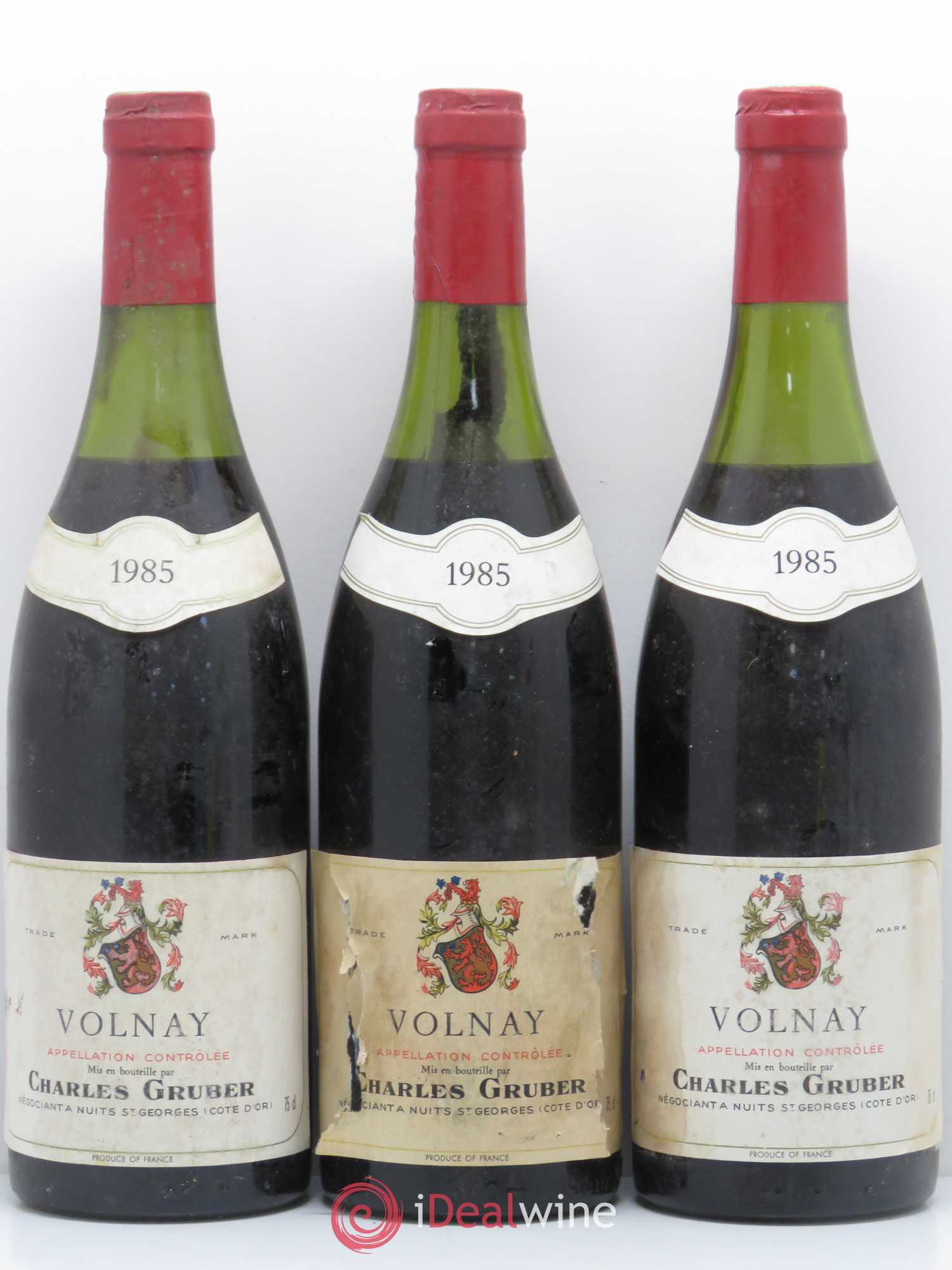 Volnay Charles Gruber 1985 - Posten von 3 Flaschen - 0