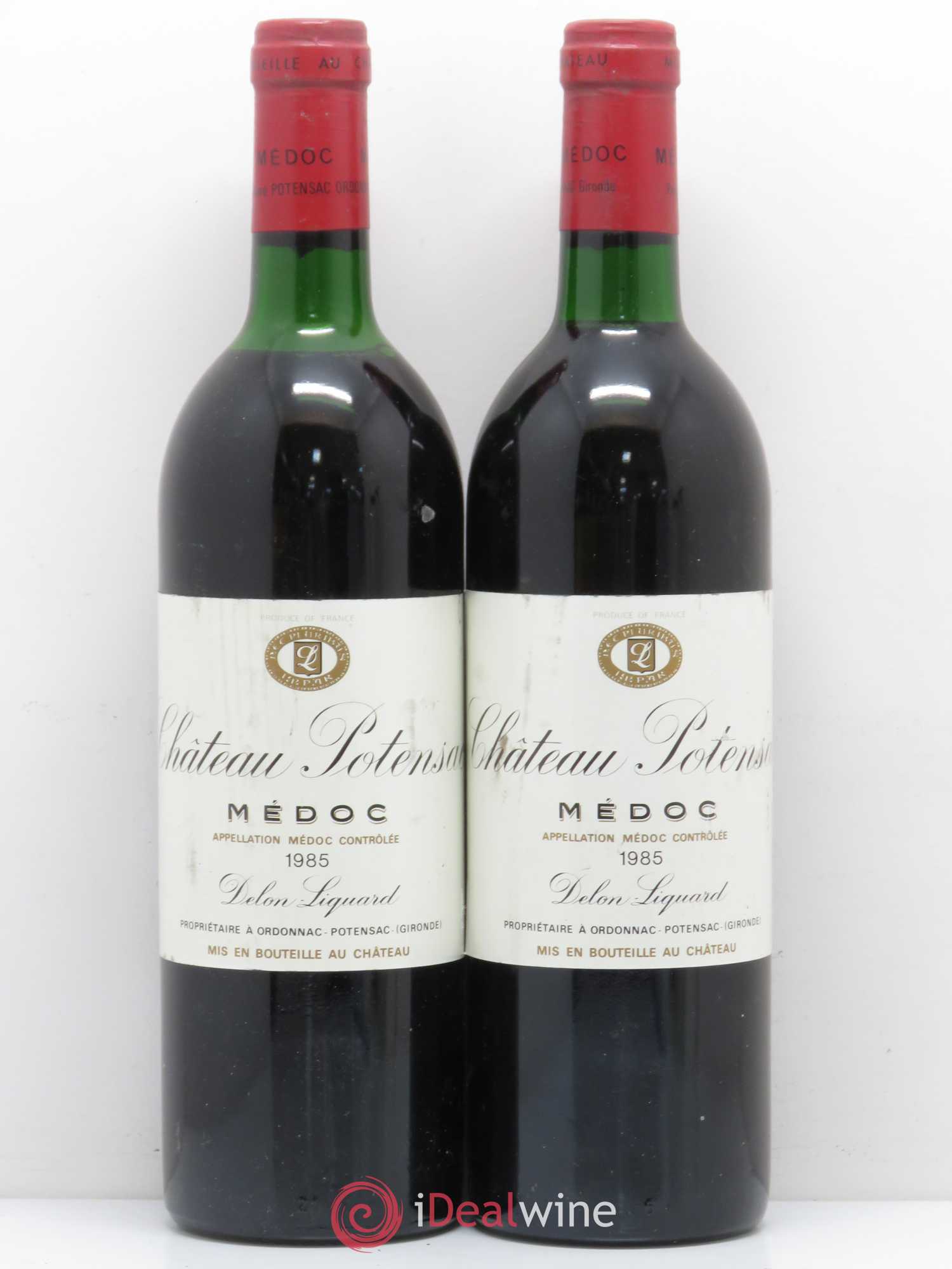 Château Potensac 1985 - Lot de 2 bouteilles - 0