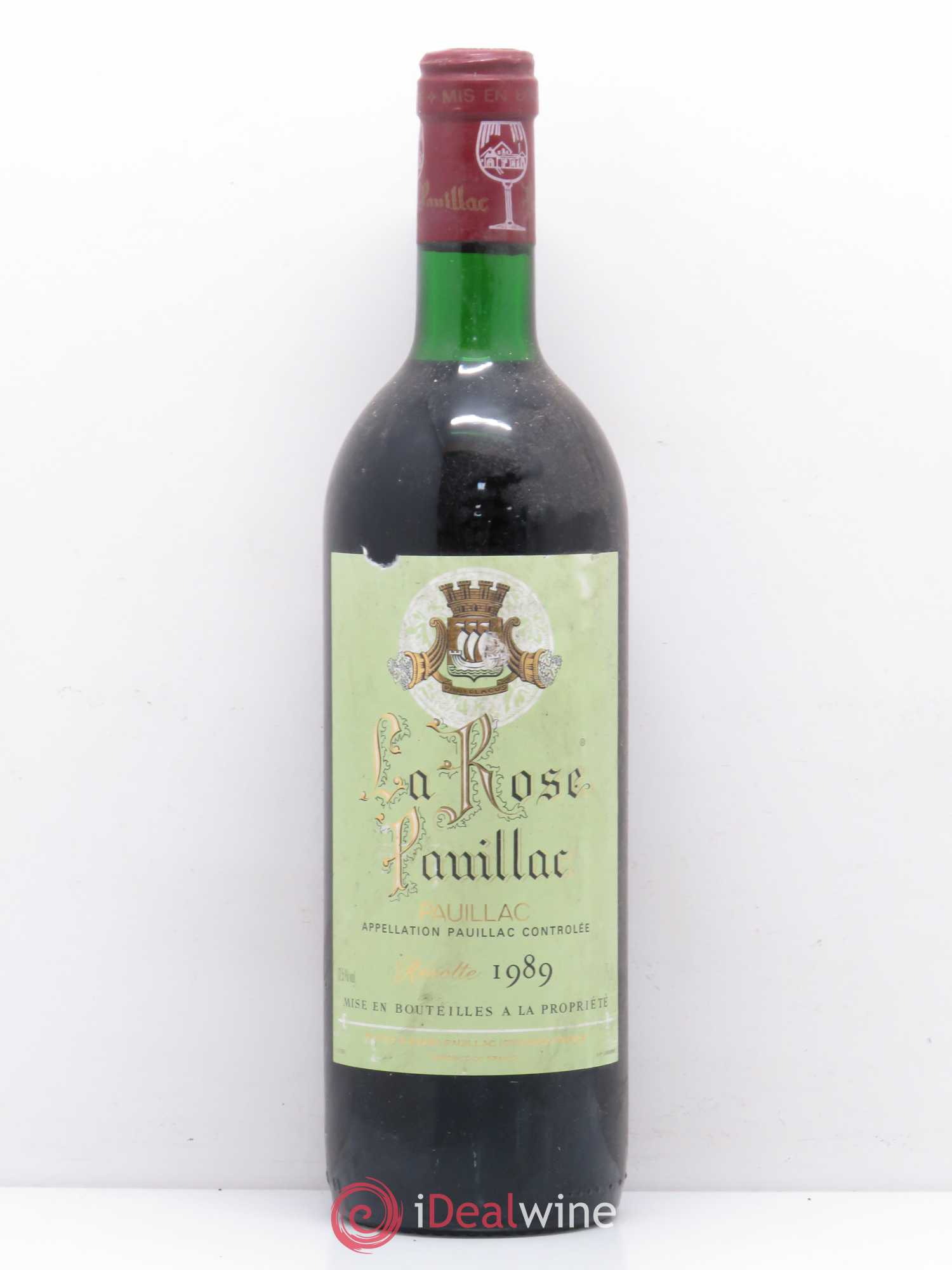 La Rose Pauillac 1989 - Lot de 1 bouteille - 0