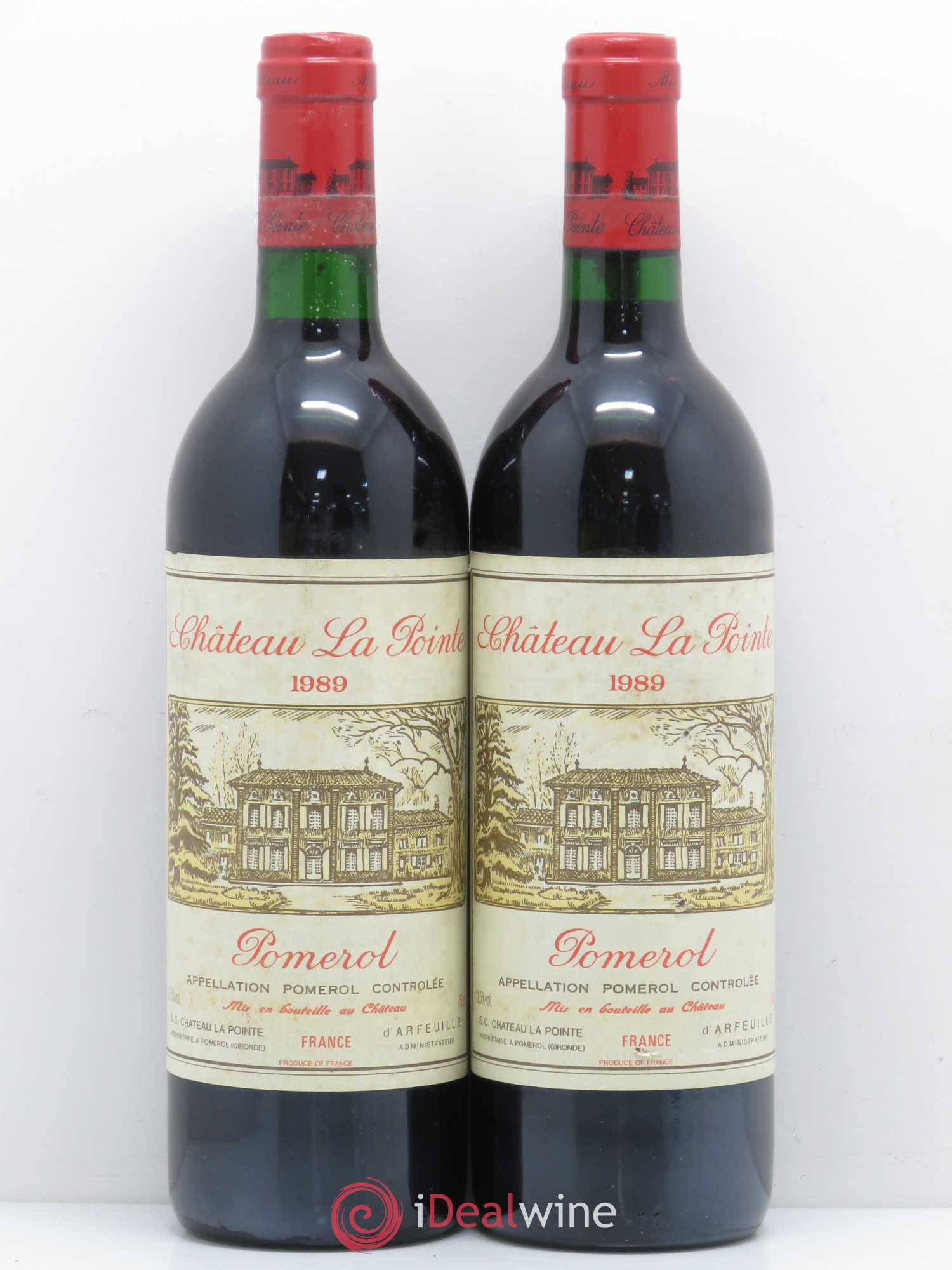 Château la Pointe 1989 - Lot de 2 bouteilles - 0
