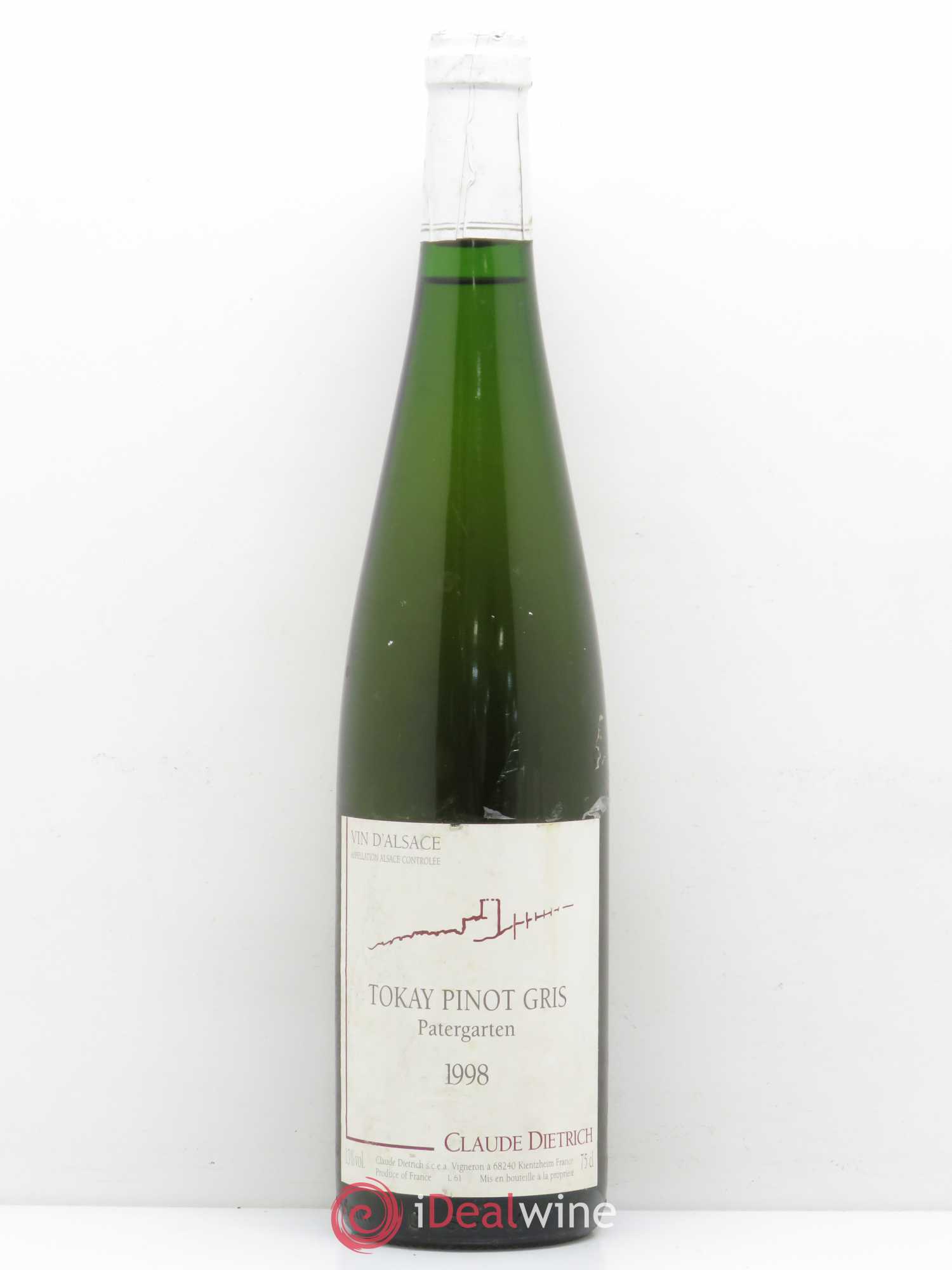 Pinot Gris Claude Dictrich patergarten 1998 - Posten von 1 Flasche - 0