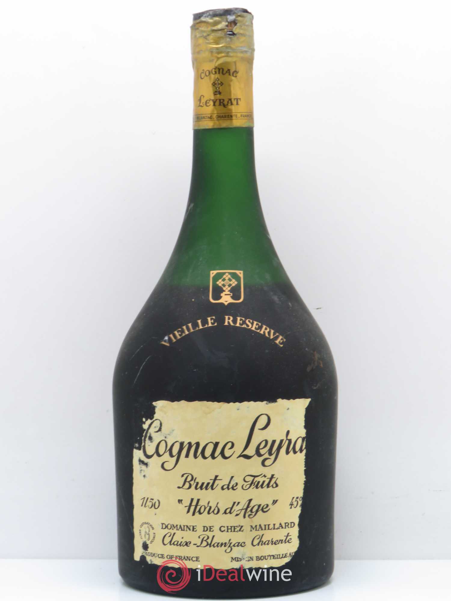 Cognac Leyrat Hors d'age Brut de fut (sans prix de réserve) - Posten von 1 Magnum - 0