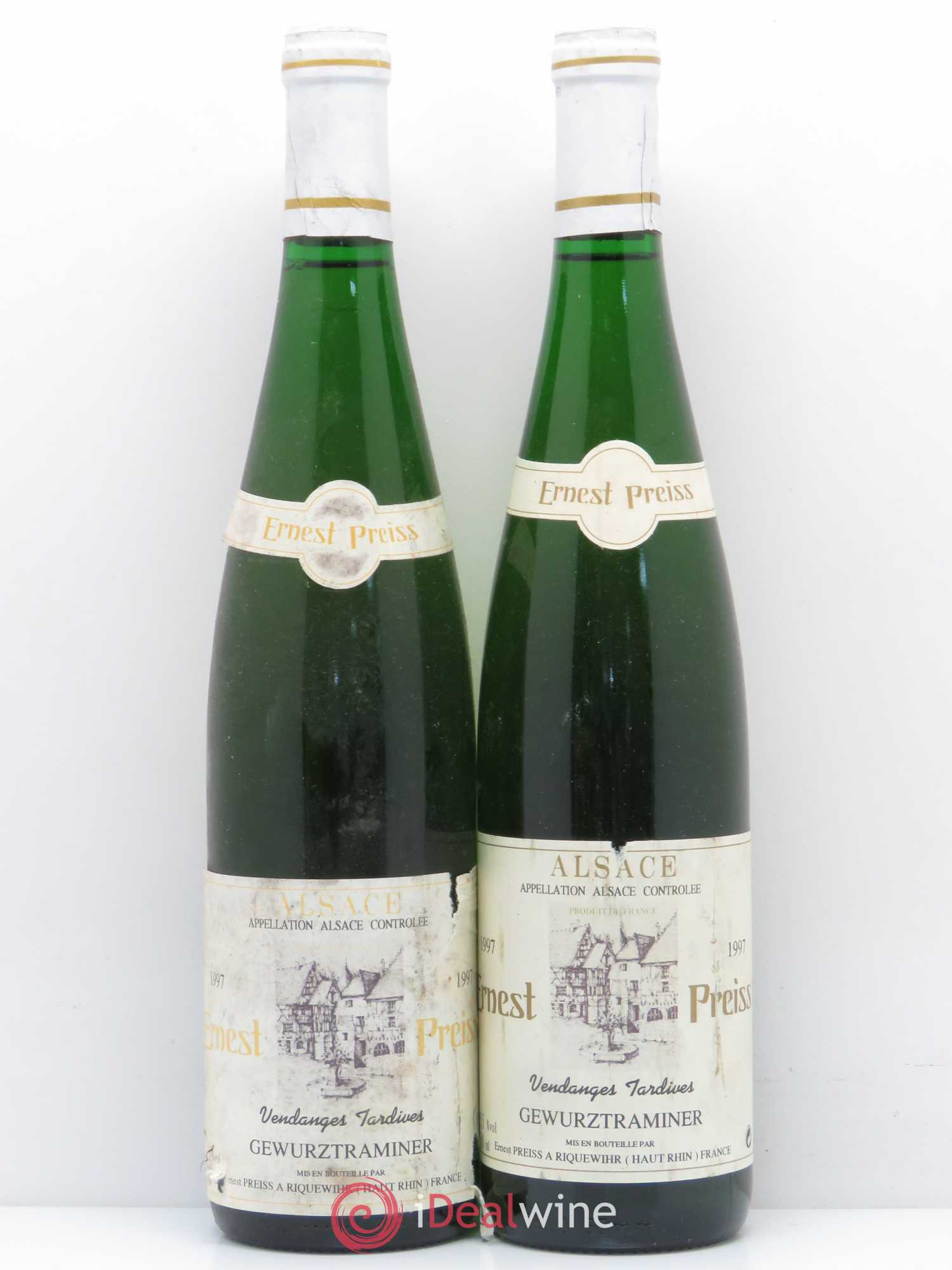Gewurztraminer Vendanges Tardives Ernest Preiss 1997 - Lotto di 2 bottiglie - 0