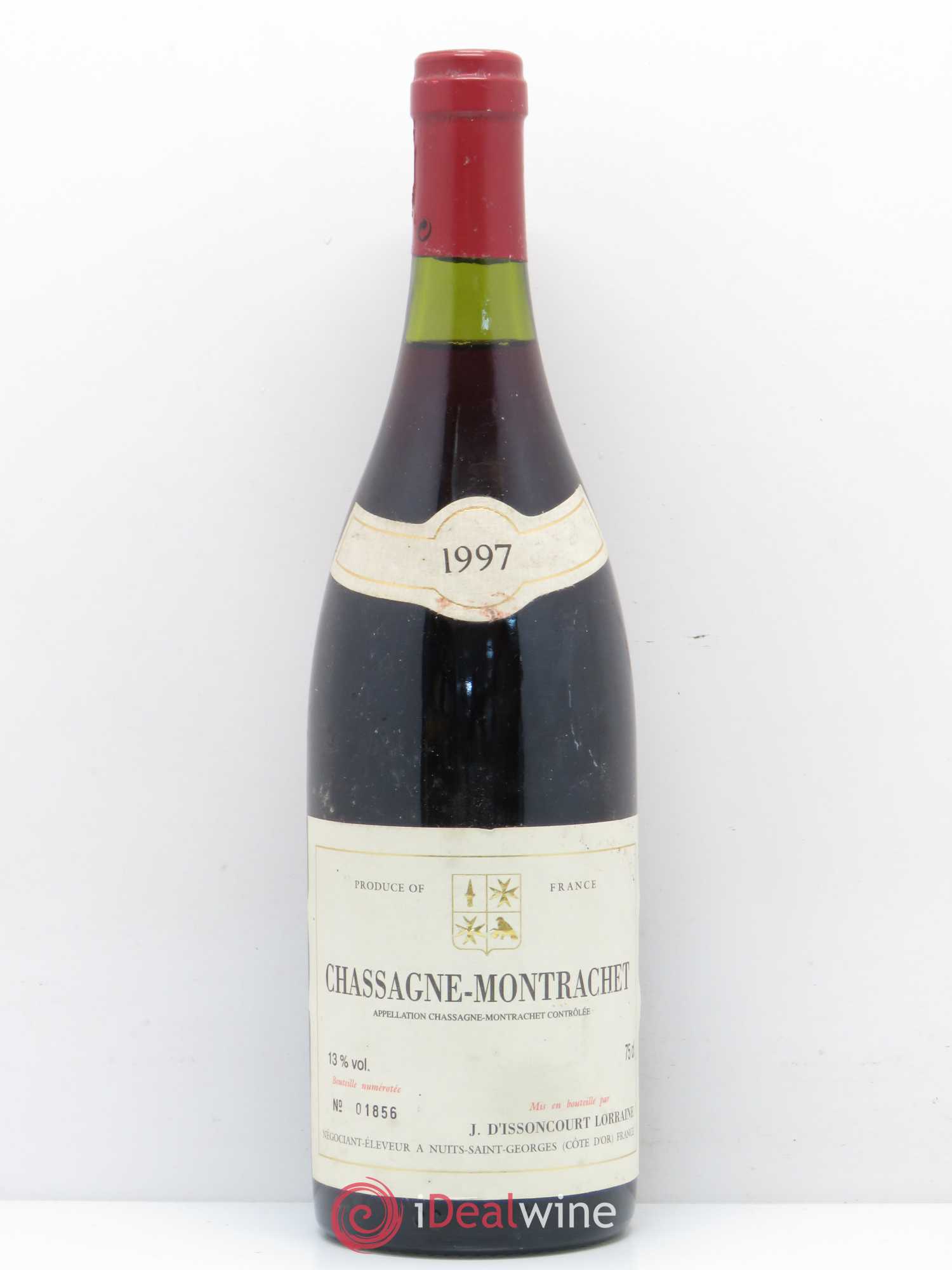 Chassagne-Montrachet d'Issoncourt 1997 - Posten von 1 Flasche - 0