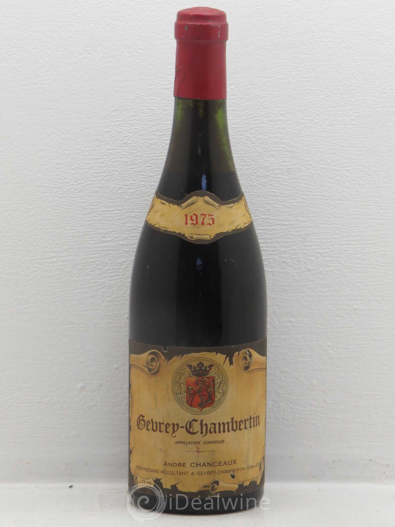 Gevrey-Chambertin Andre Chanceaux 1975 - Lot de 1 bouteille - 0