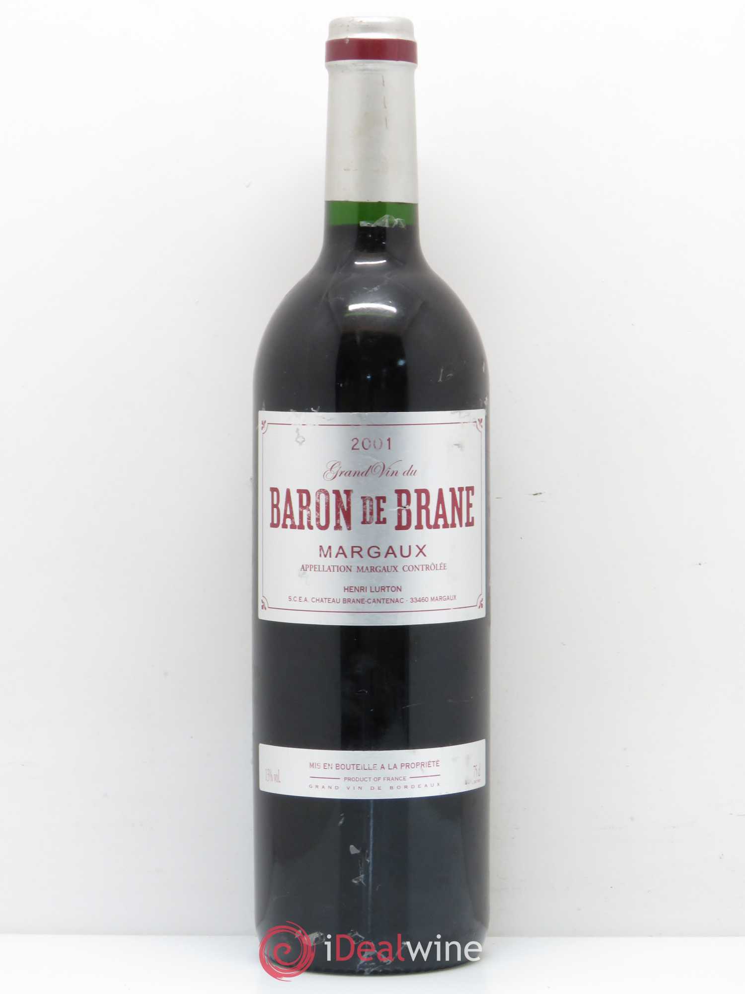 Baron de Brane Second Vin 2001 - Lot de 1 bouteille - 0
