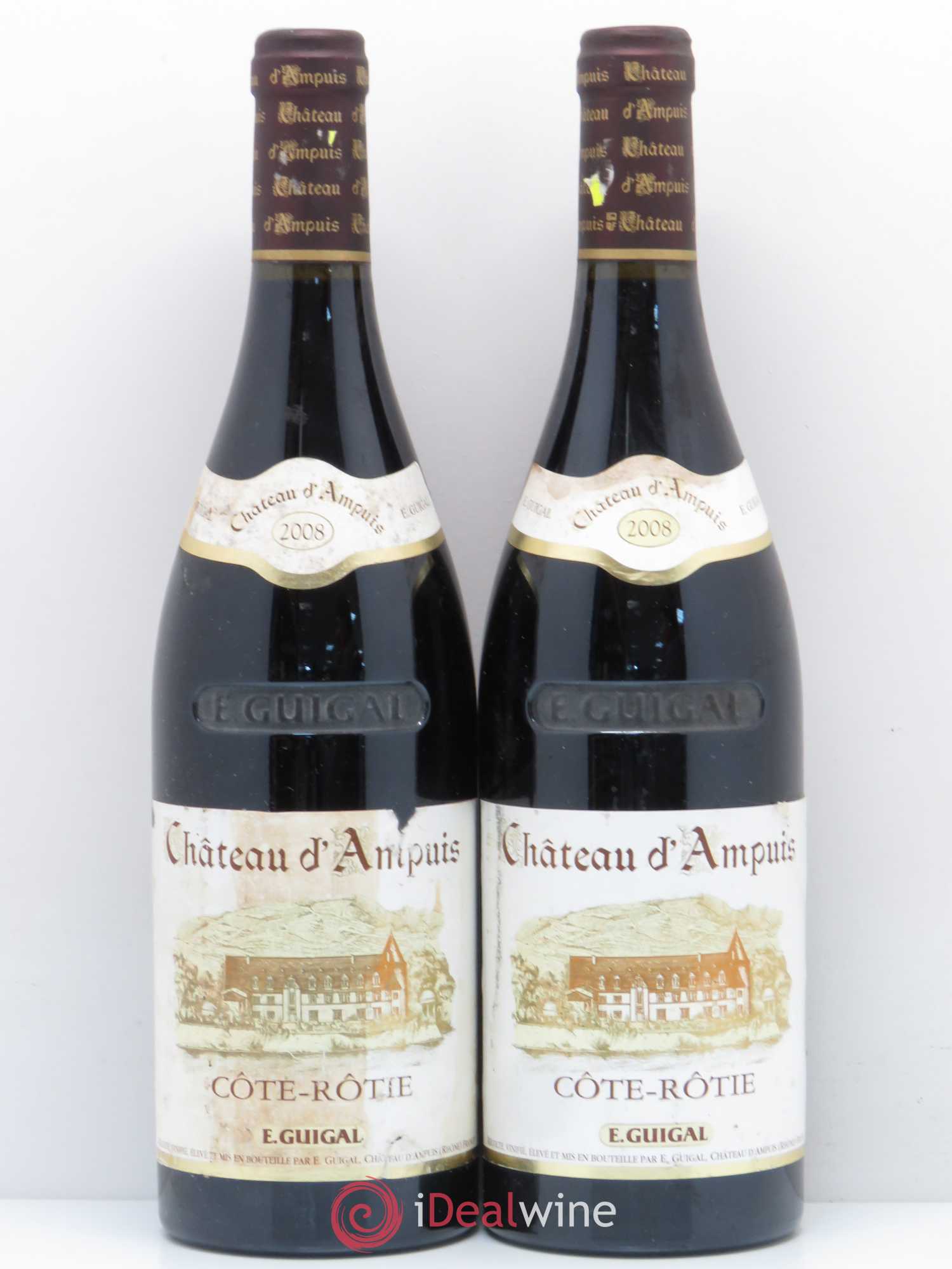 Côte-Rôtie Château d'Ampuis Guigal 2008 - Lot de 2 bouteilles - 0