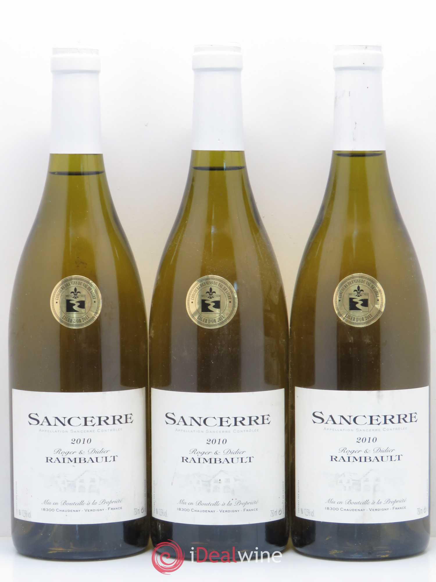Sancerre Raimbault 2010 - Lot de 5 bouteilles - 1