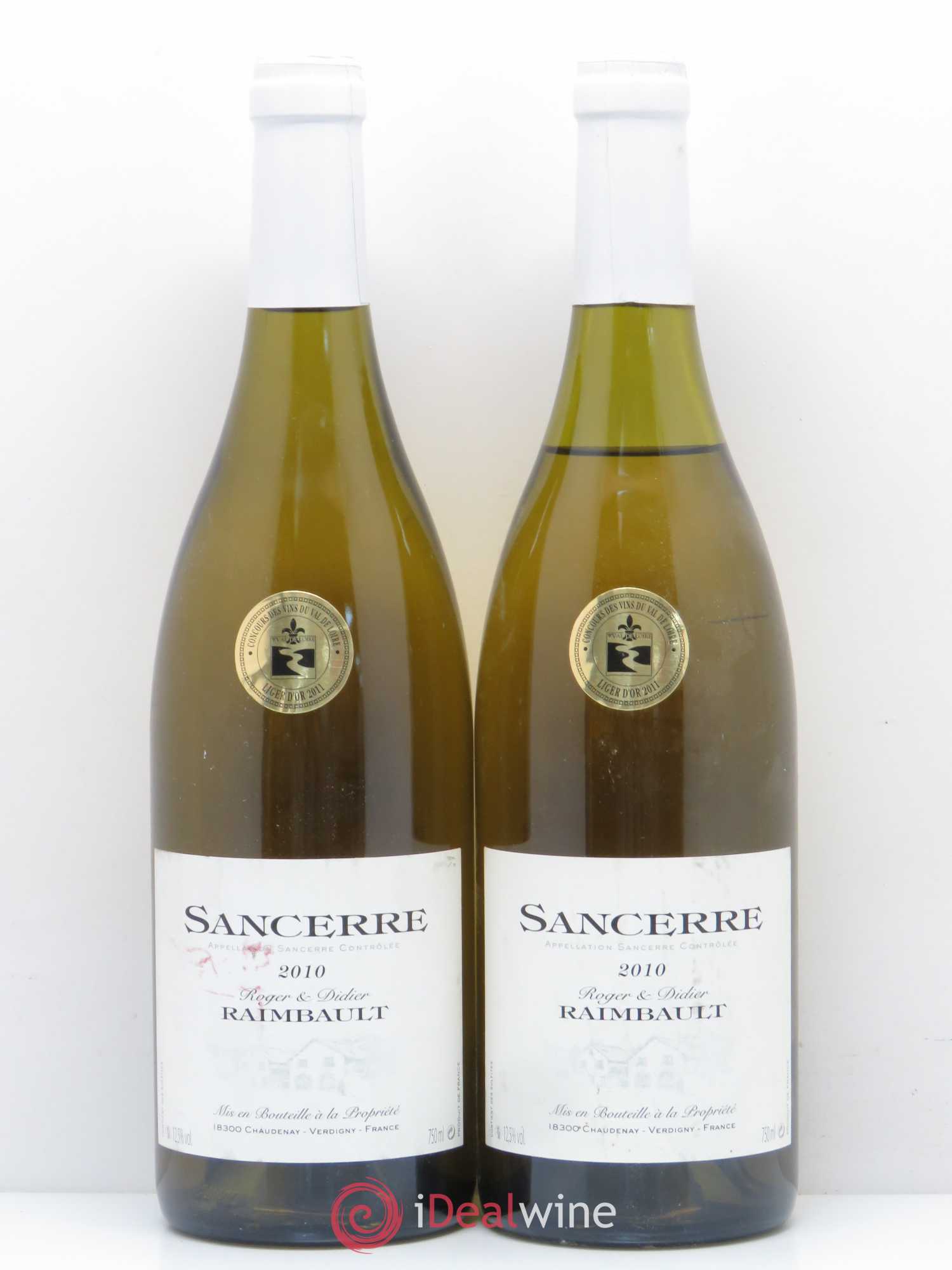 Sancerre Raimbault 2010 - Lot de 5 bouteilles - 2