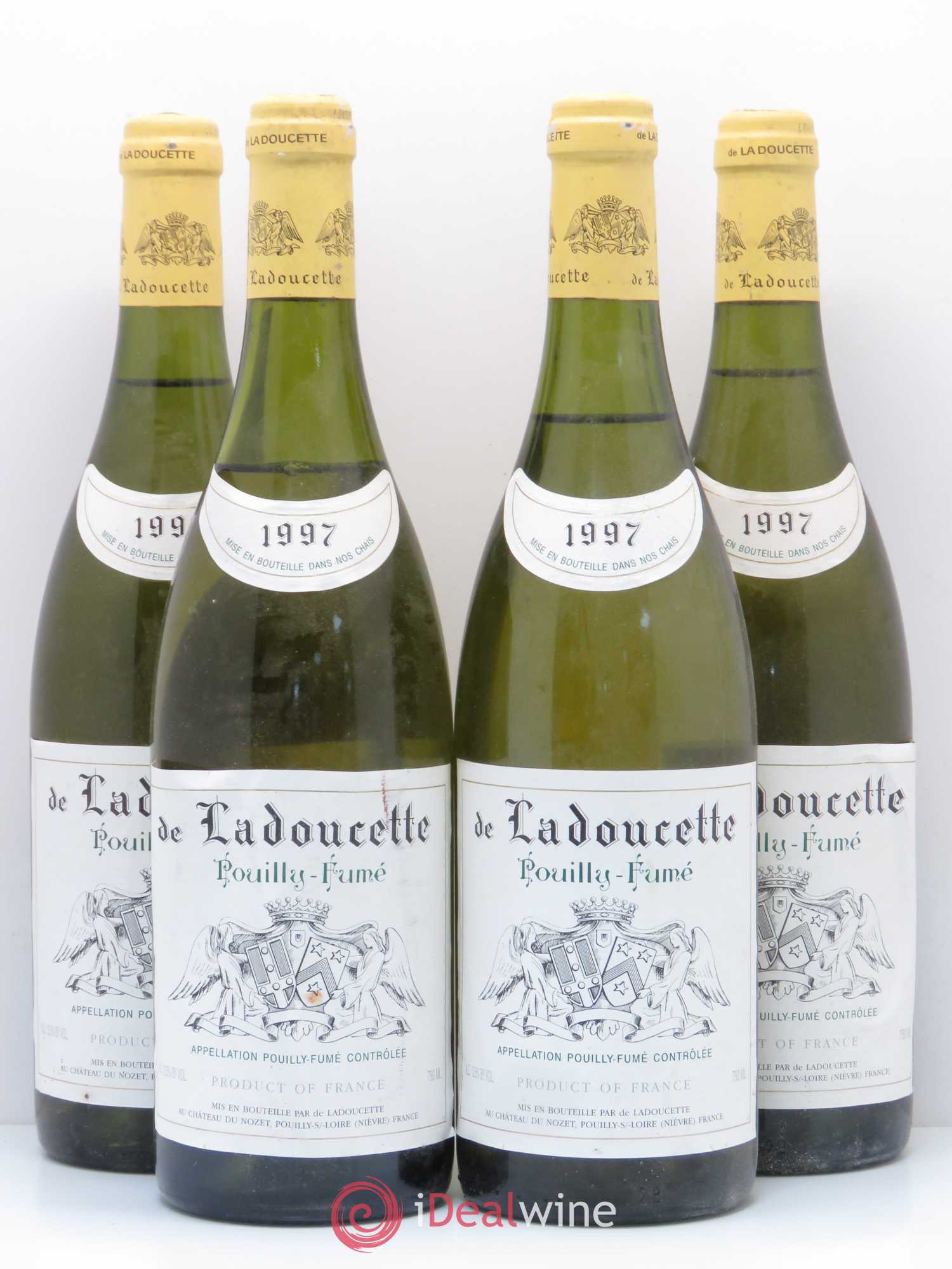 Pouilly-Fumé Patrick de Ladoucette (sans prix de réserve) 1997 - Lot de 4 bouteilles - 0