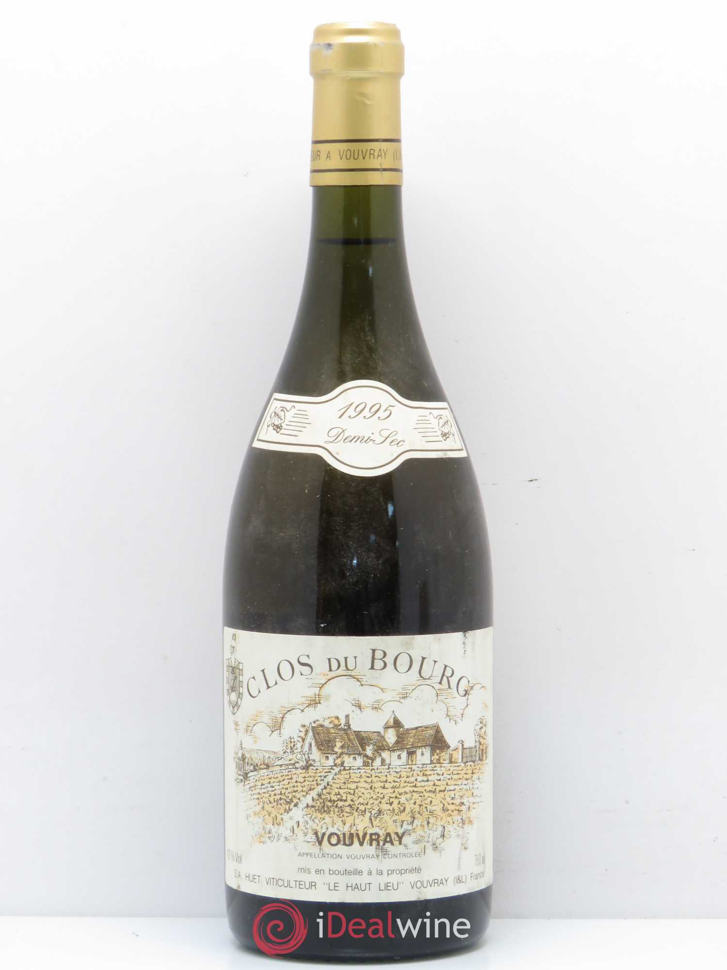 Vouvray Clos du Bourg Moelleux Domaine Huet 1995 - Lotto di 1 bottiglia - 0