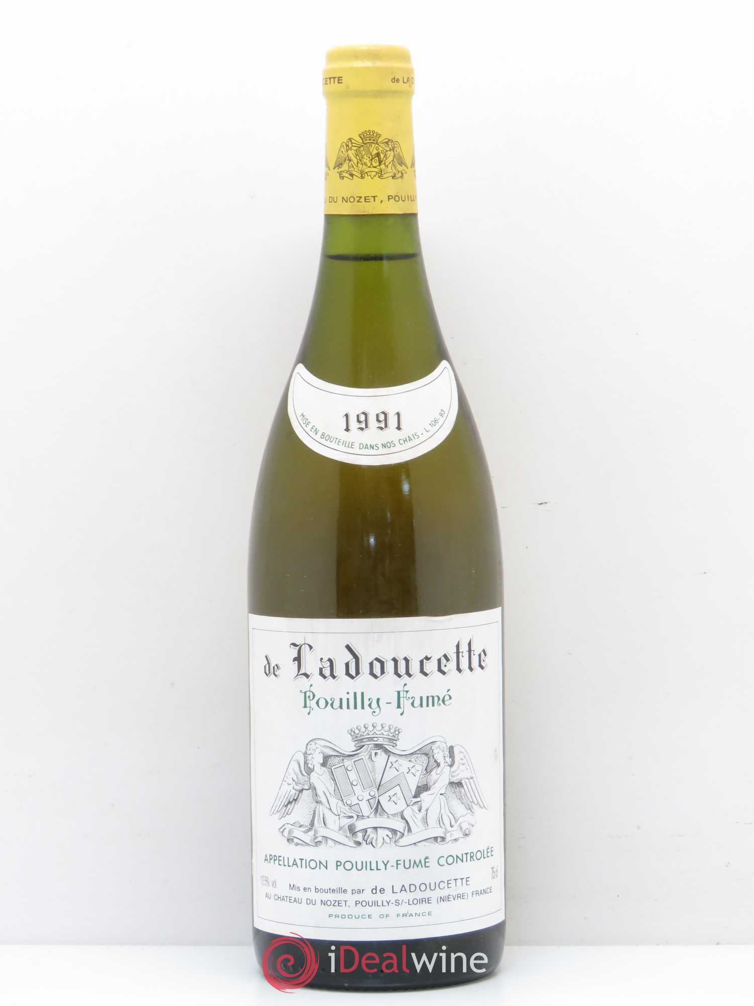 Pouilly-Fumé Baron de L Patrick de Ladoucette 1991 - Lot de 1 bouteille - 0