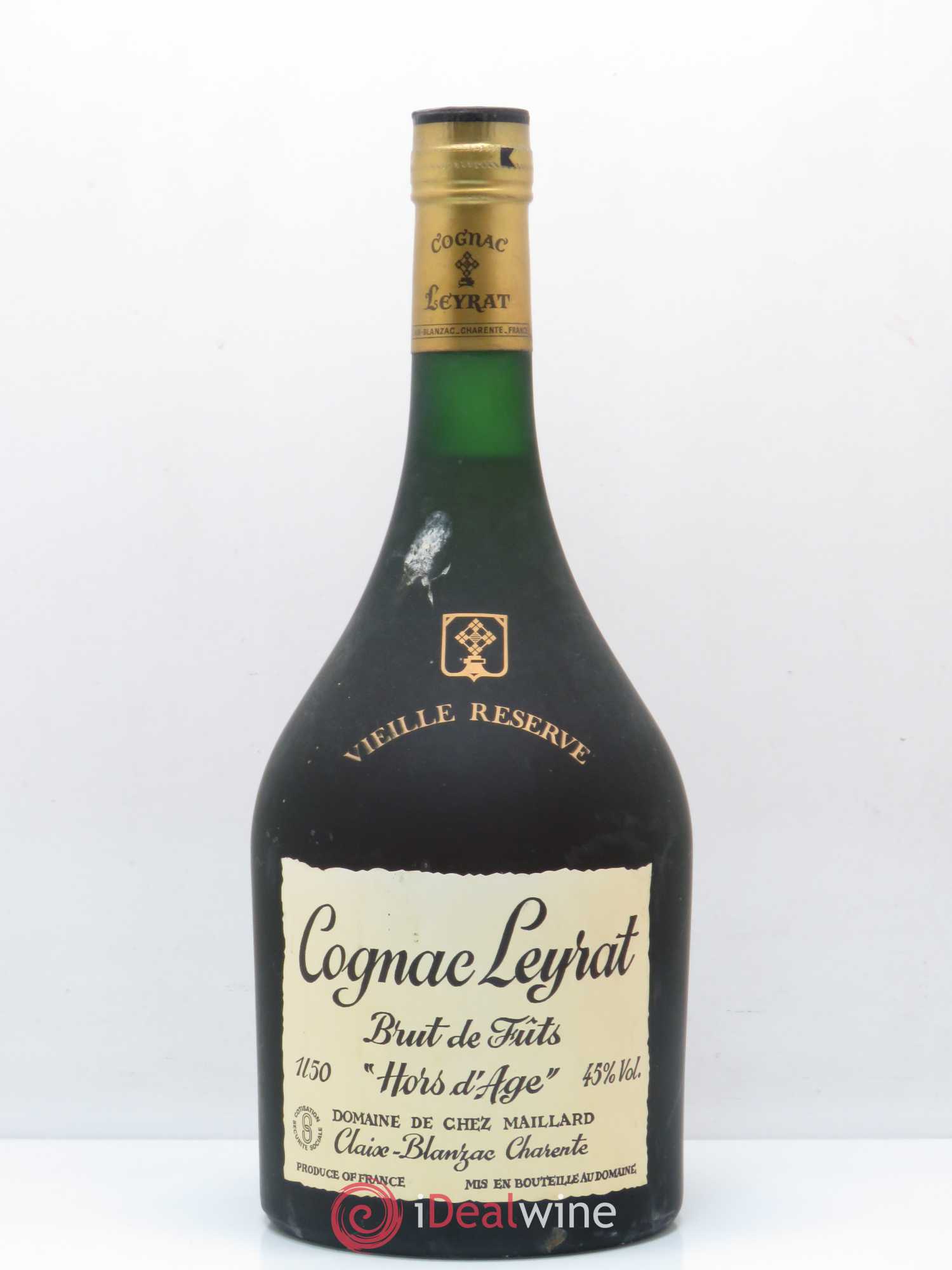 Cognac Leyrat brut de fut Vielle Reserve Hors d'age - Posten von 1 Magnum - 0