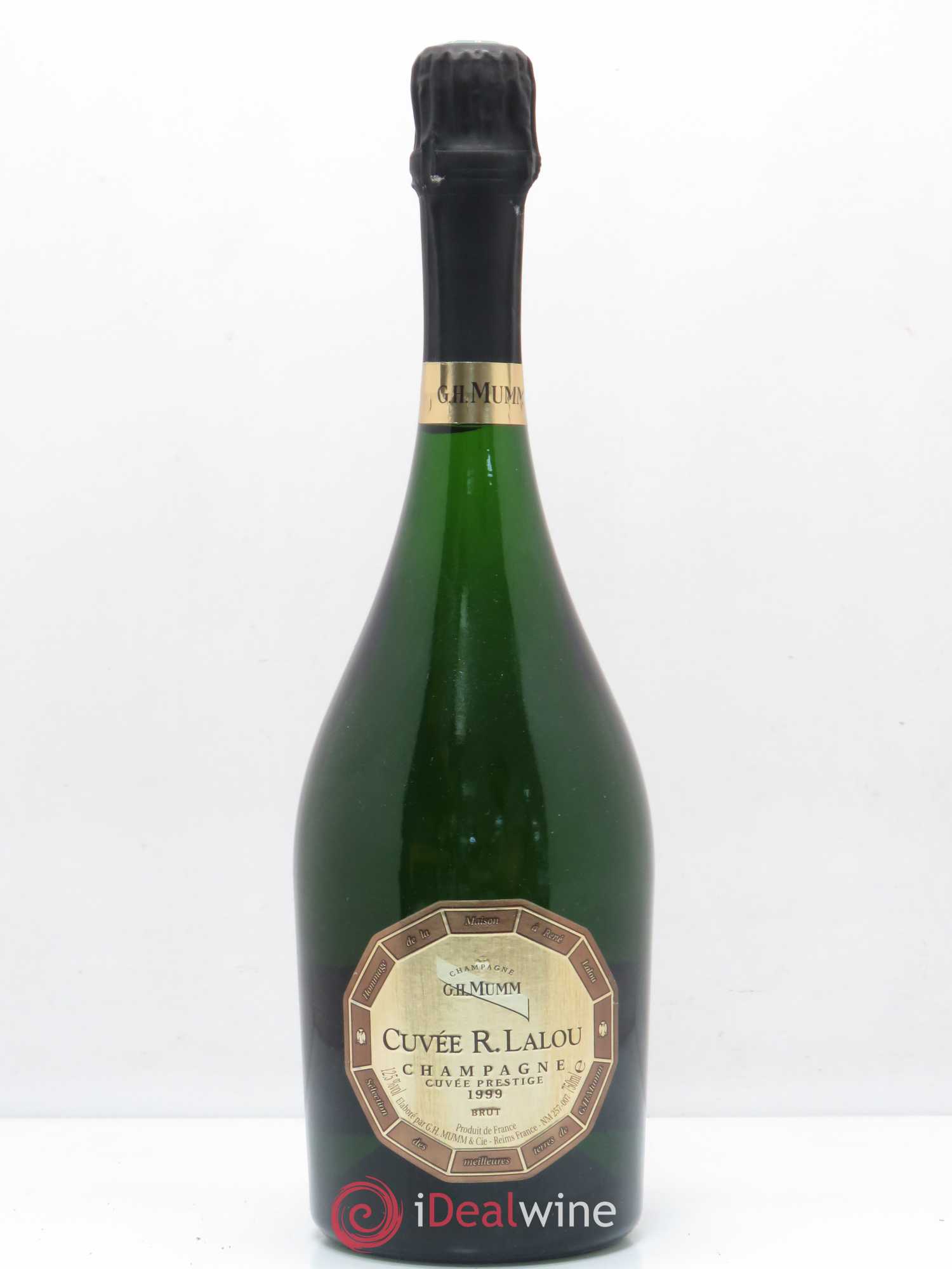 René Lalou Mumm 1999 - Lot de 1 bouteille - 0