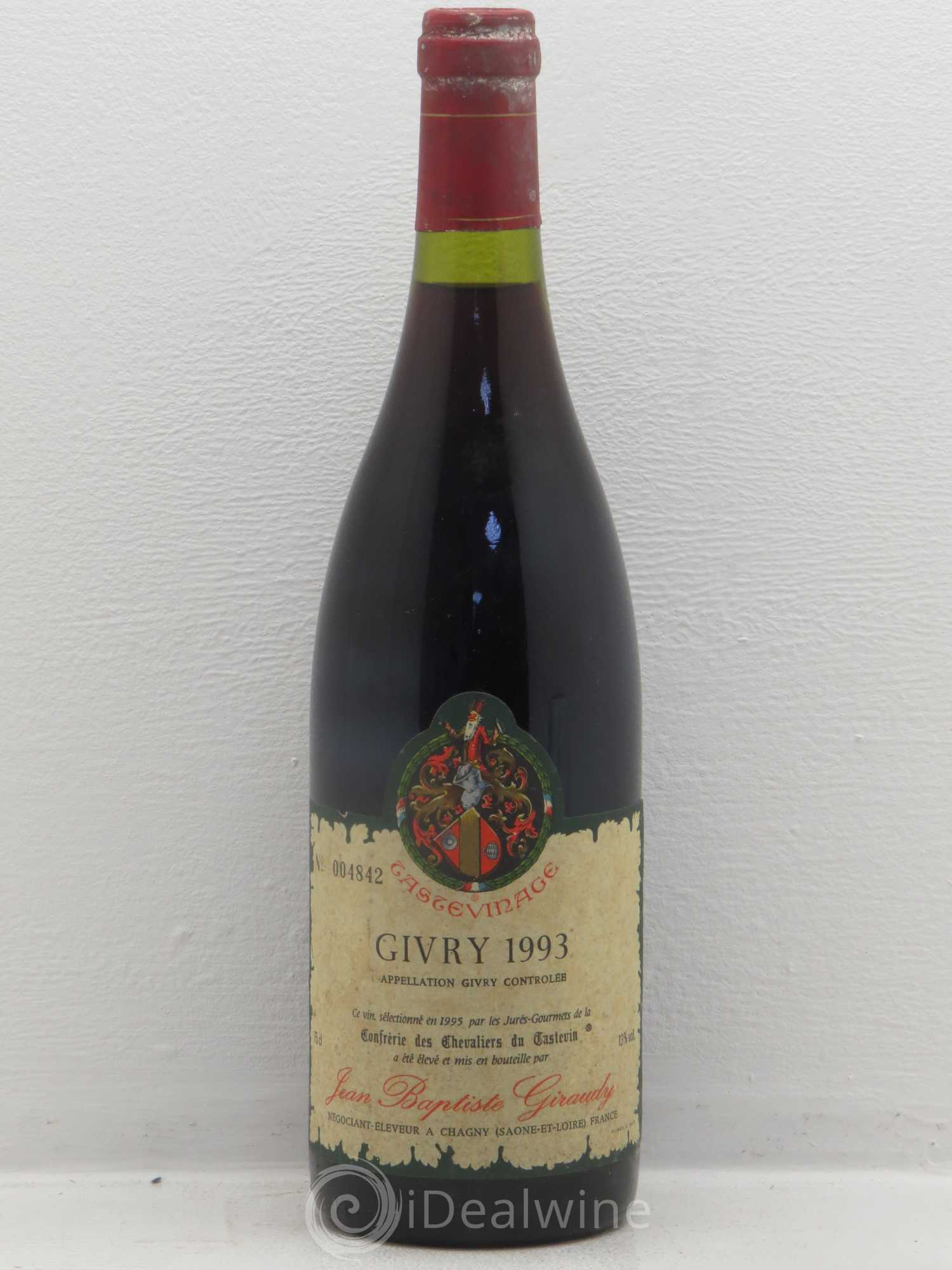 Givry Giraudy 1993 - Lot de 1 bouteille - 0