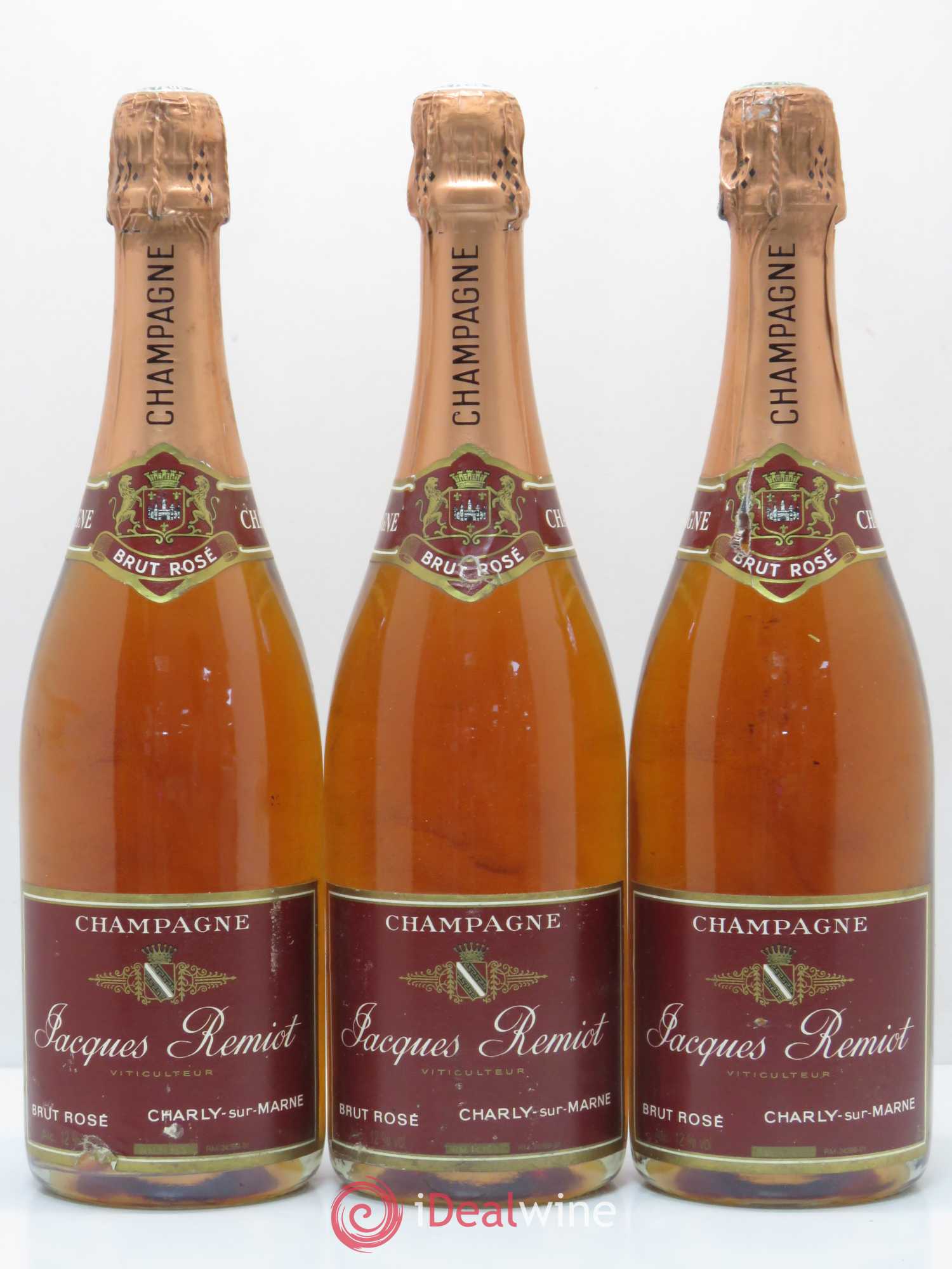 Champagne - Jacques Remiot - Lot de 3 bouteilles - 0