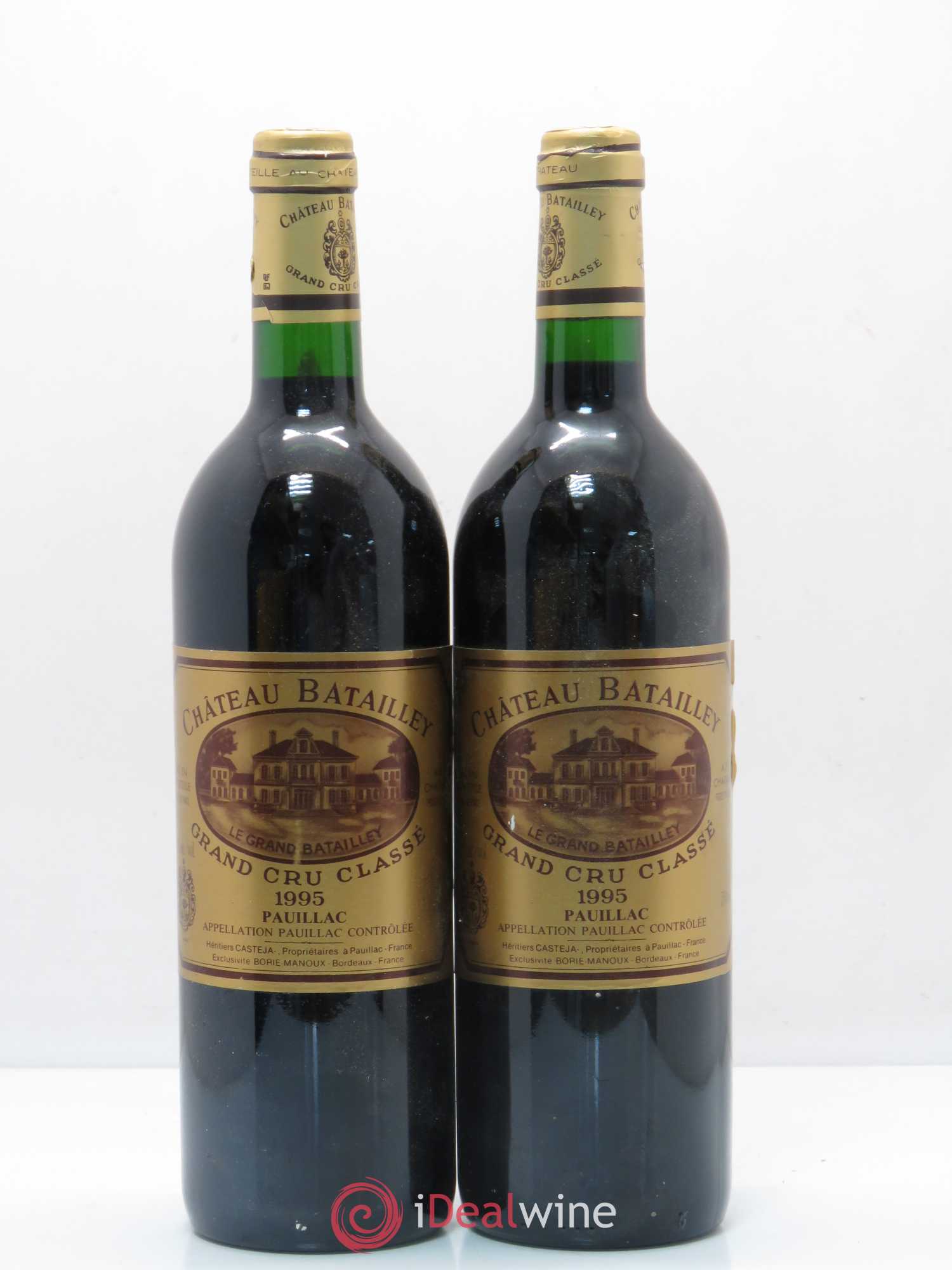 Château Batailley 5ème Grand Cru Classé 1995 - Lot de 2 bouteilles - 0