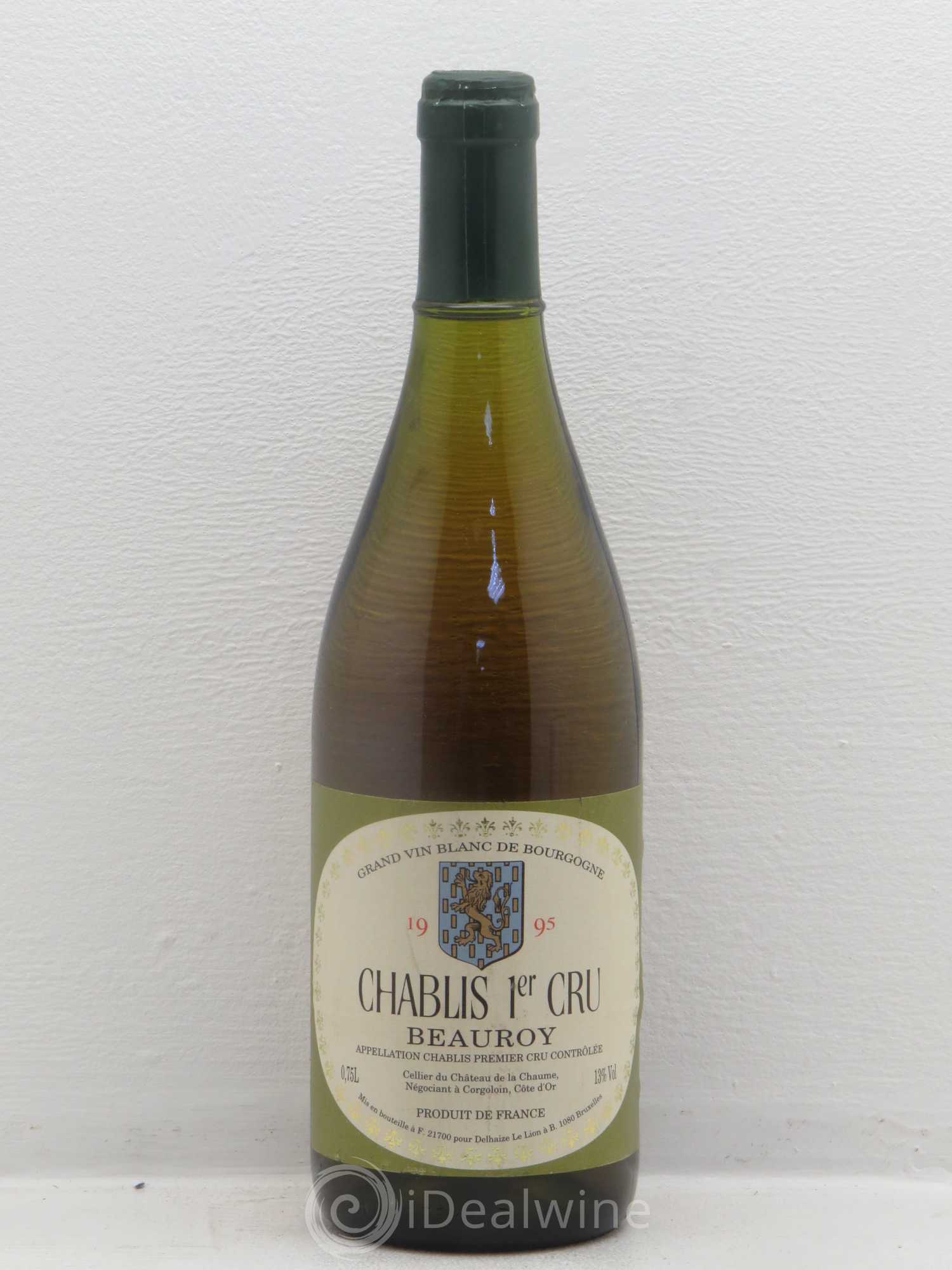 Chablis 1er Cru Beauroy Château De La Chaume 1995 - Posten von 1 Flasche - 0