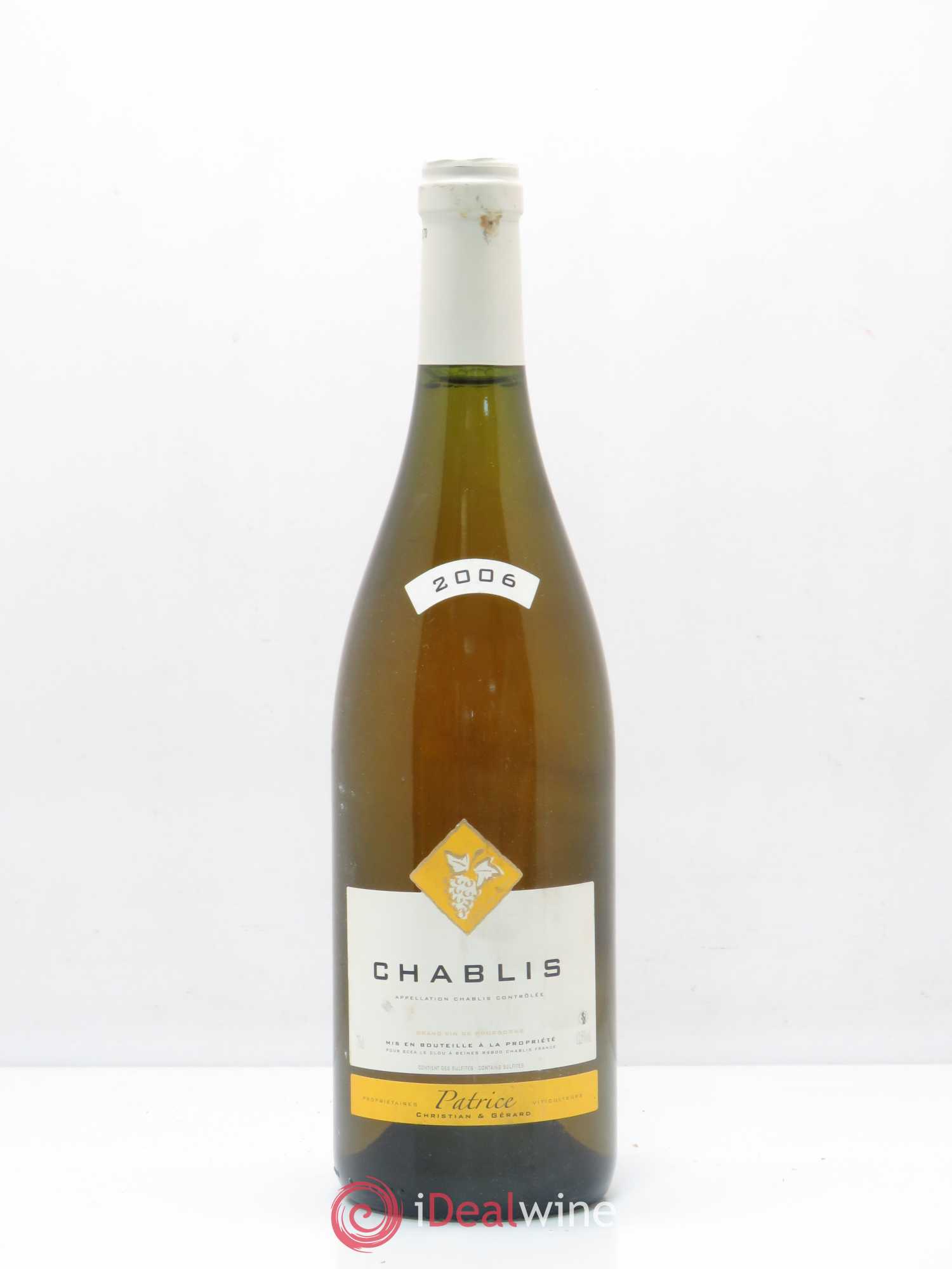 Chablis Christian et Gerard Patrice 2006 - Lot of 1 bottle - 0