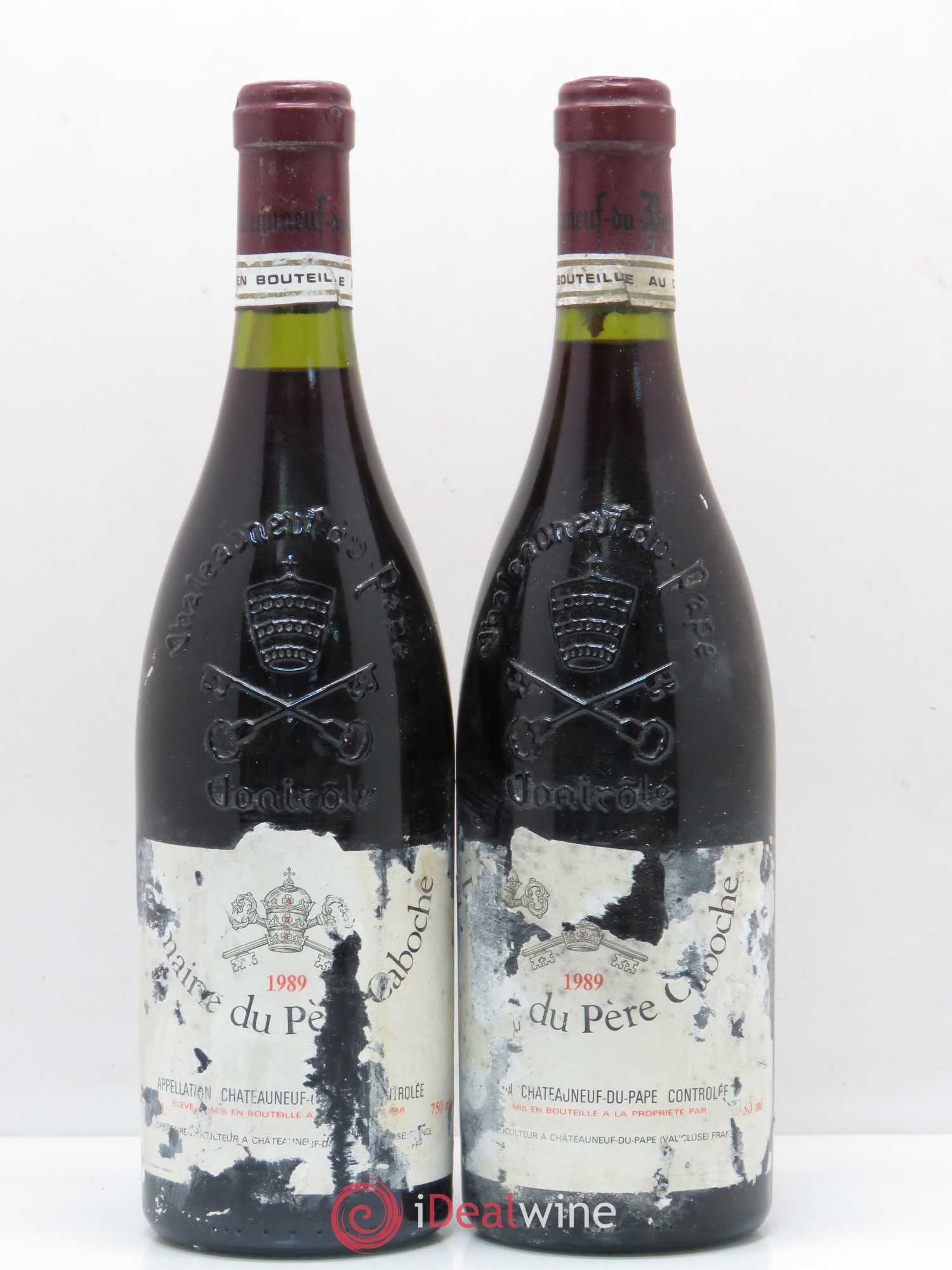 Châteauneuf-du-Pape Pere Caboche 1989 - Lot de 2 bouteilles - 0