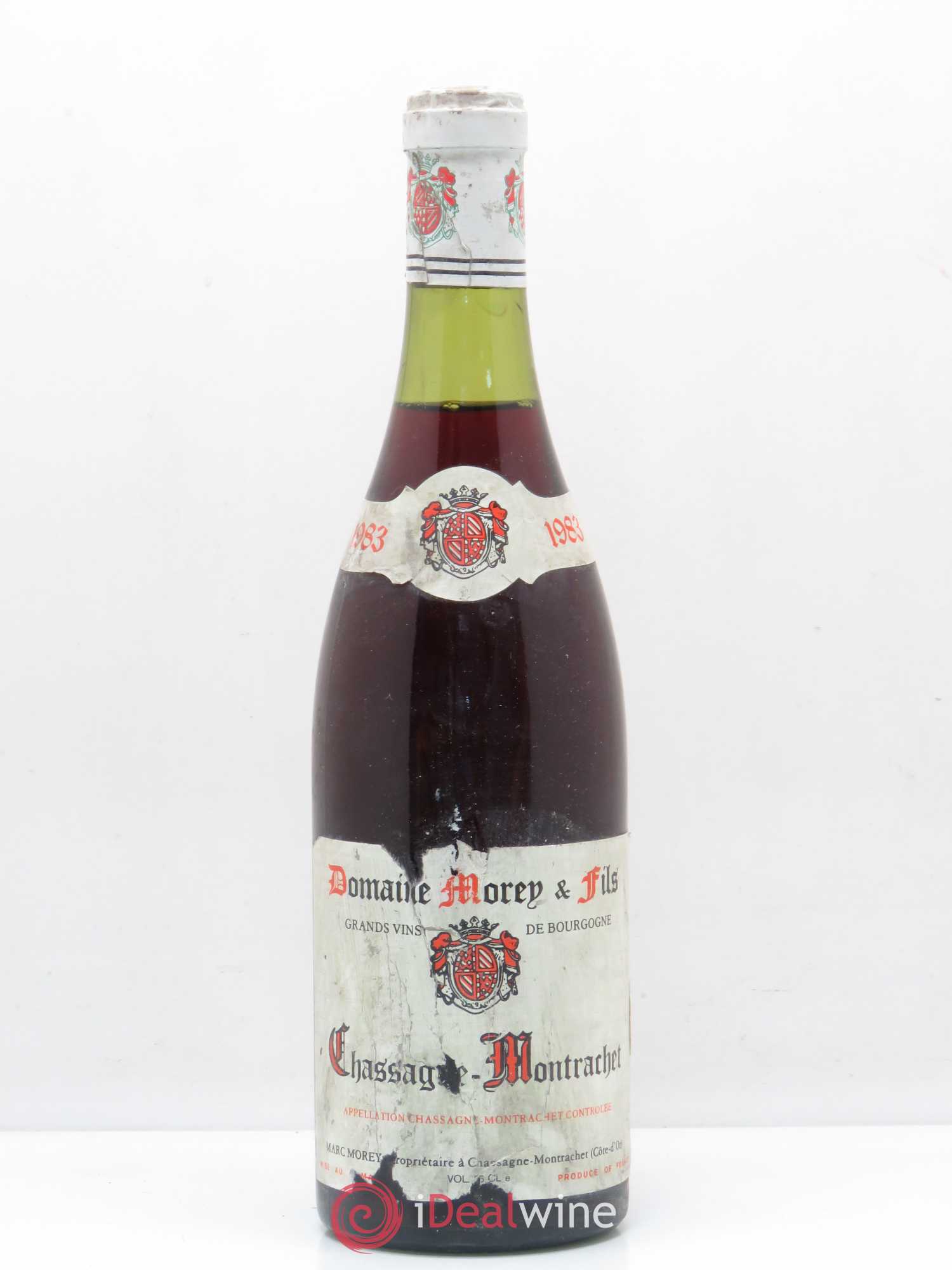 Chassagne-Montrachet Morey et Fils 1983 - Lot de 1 bouteille - 0