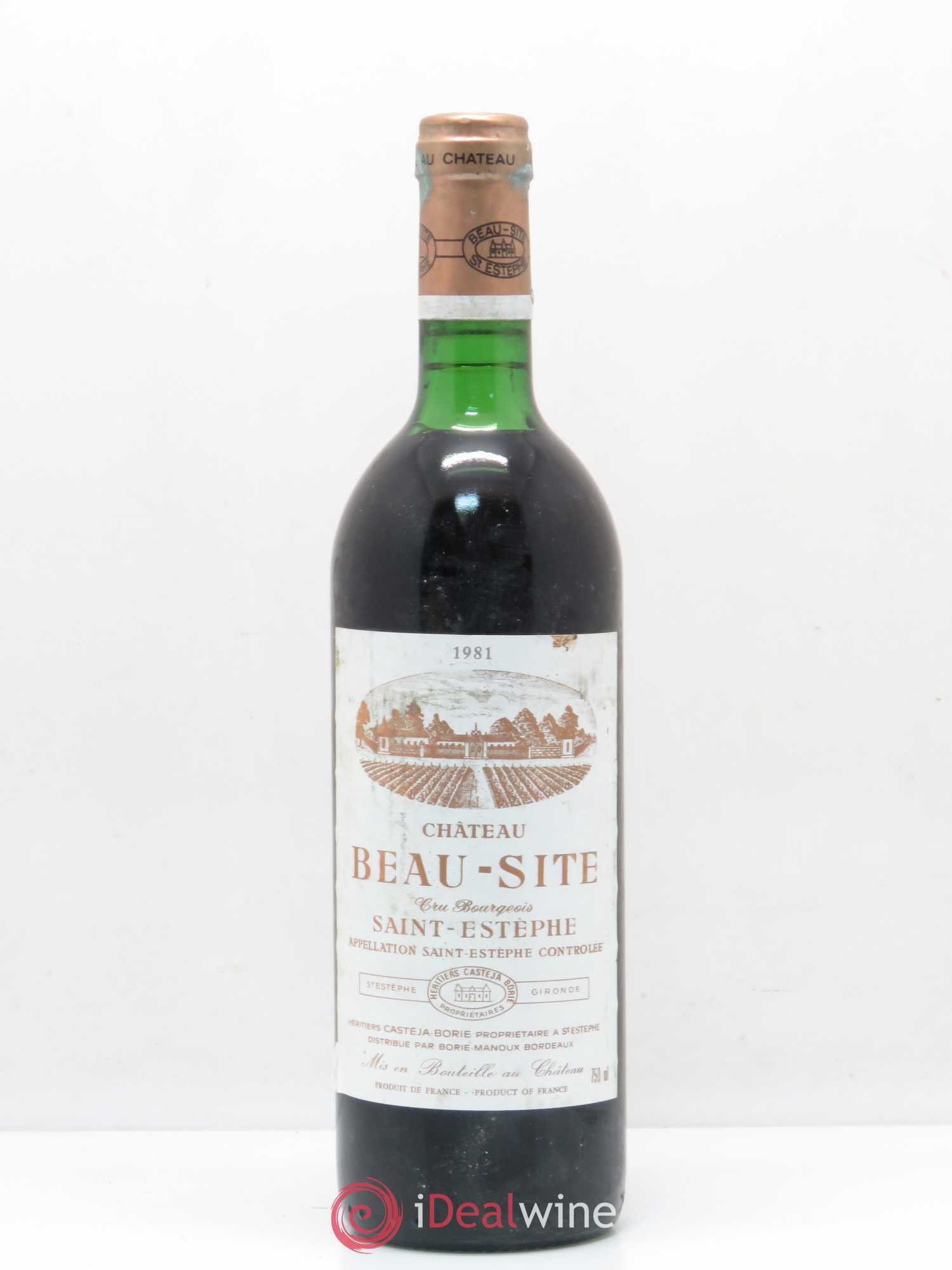 Château Beau Site Cru Bourgeois 1981 - Lot de 1 bouteille - 0