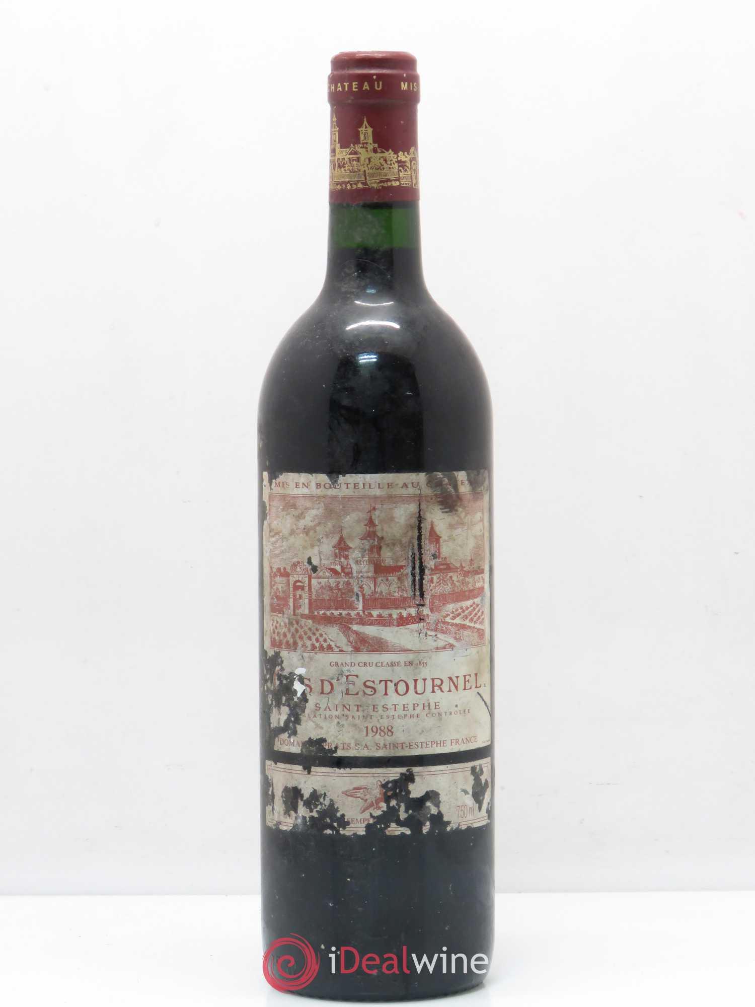 Cos d'Estournel 2ème Grand Cru Classé 1988 - Lot de 1 bouteille - 0