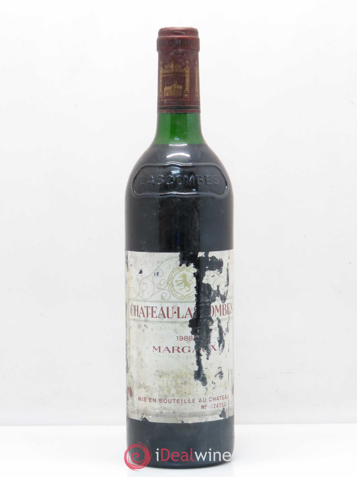 Château Lascombes 2ème Grand Cru Classé 1988 - Lot de 1 bouteille - 0