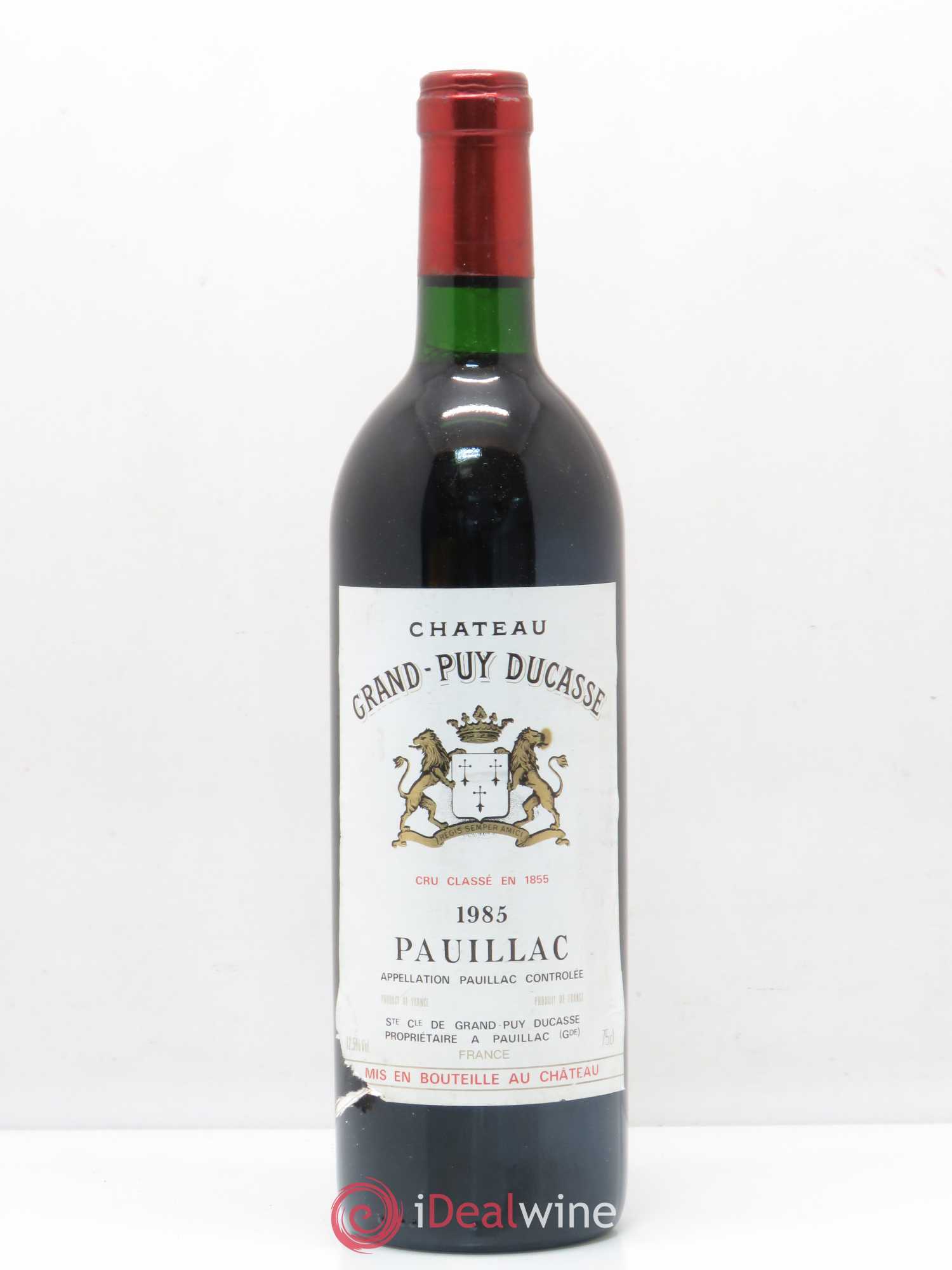 Château Grand Puy Ducasse 5ème Grand Cru Classé 1985 - Lot de 1 bouteille - 0