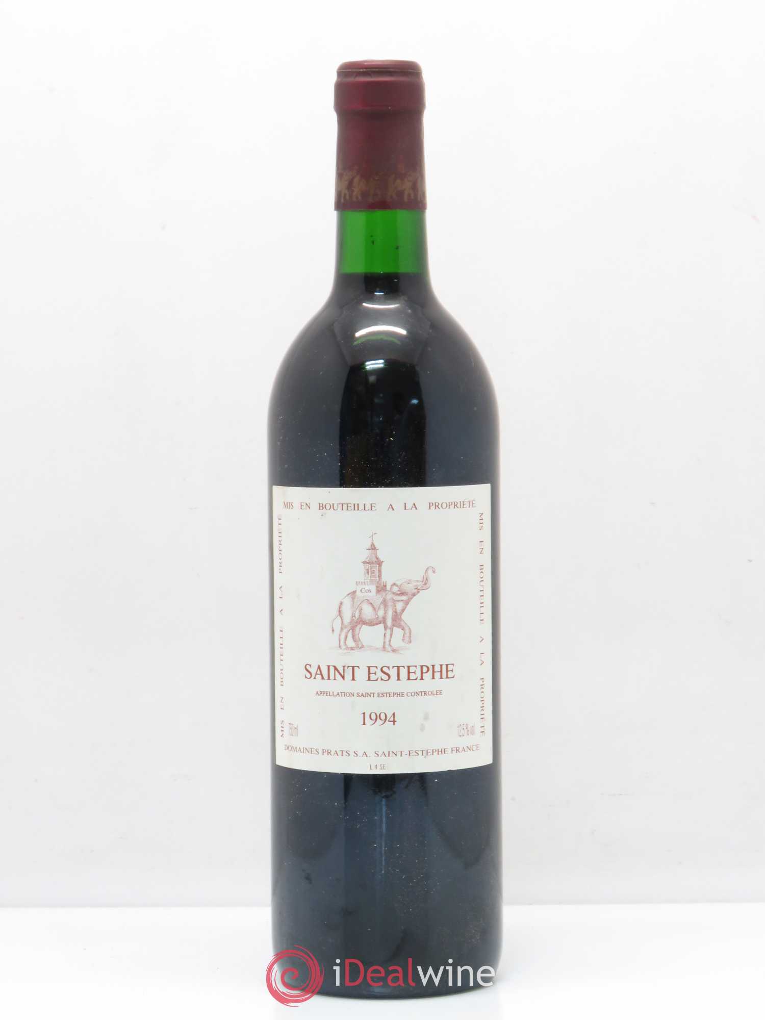 Saint-Estèphe de Cos d'Estournel Domaine Prats 1994 - Posten von 1 Flasche - 0