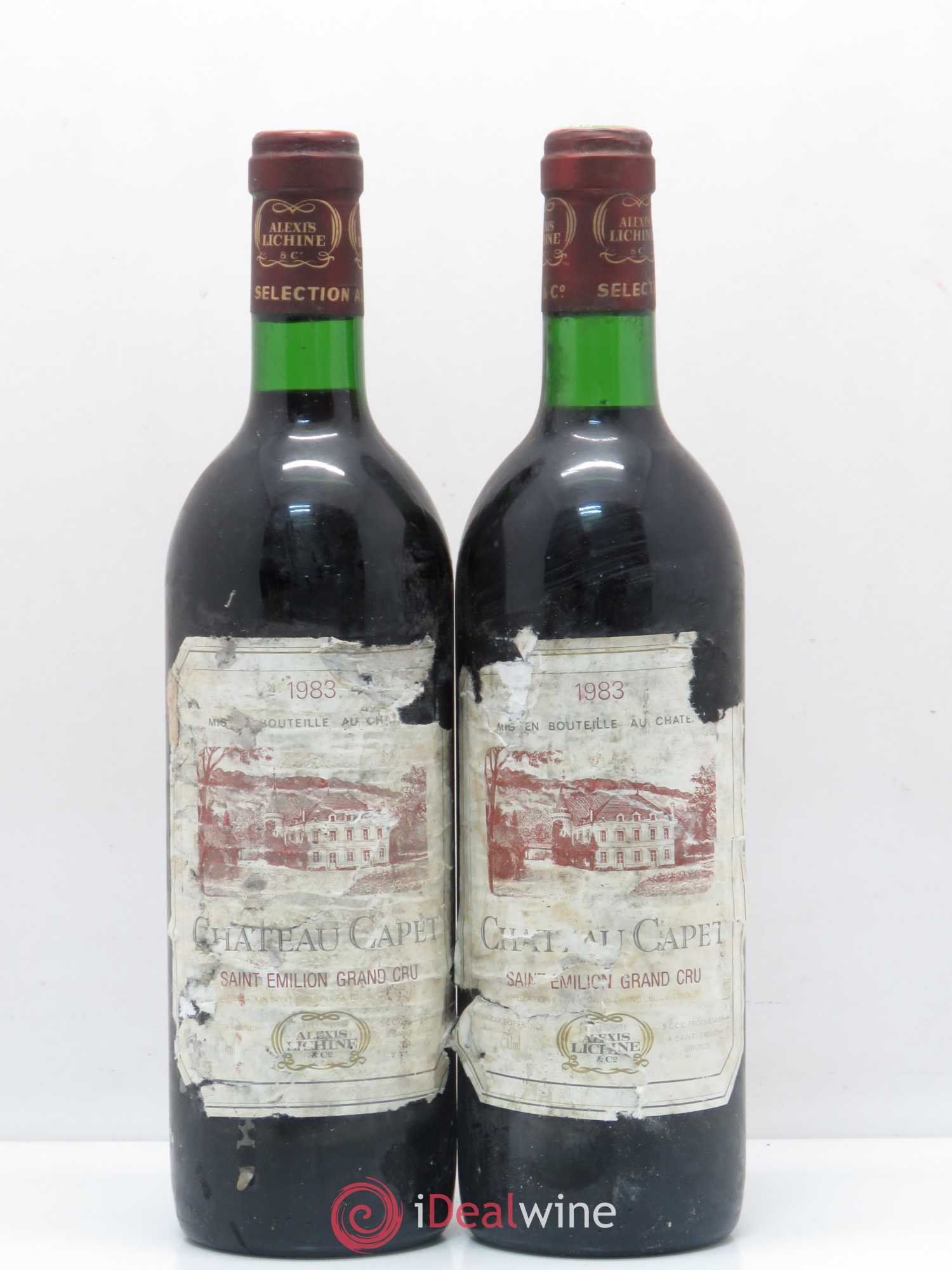 Saint-Émilion Grand Cru Château Capet 1983 - Posten von 2 Flaschen - 0