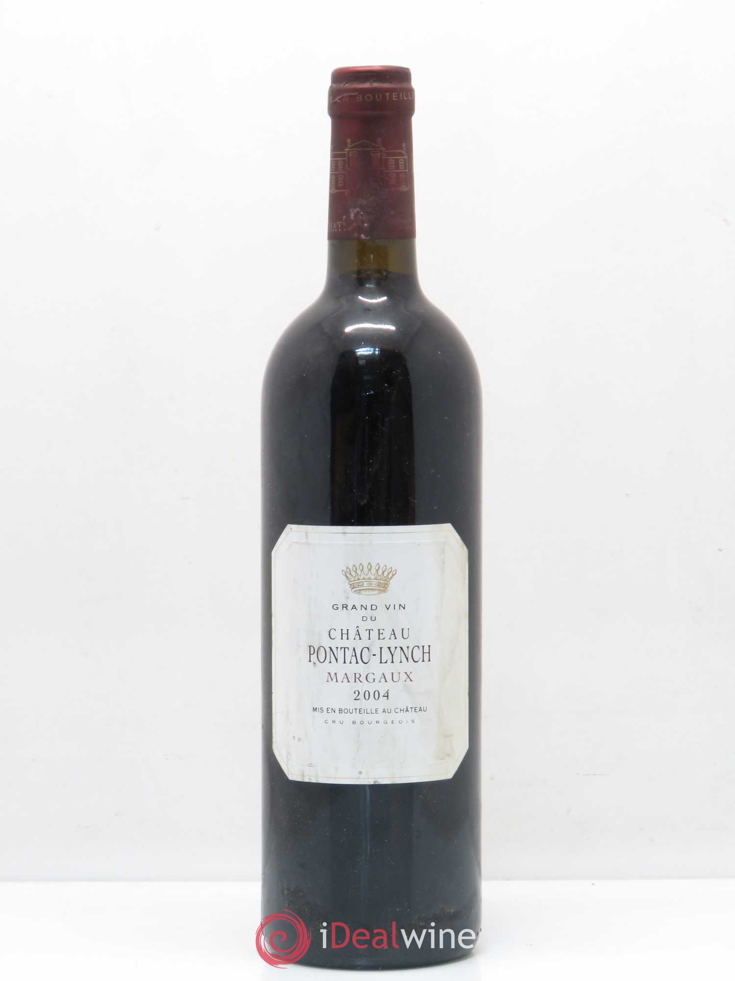 Château Pontac Lynch Cru Bourgeois 2004 - Lot de 1 bouteille - 0