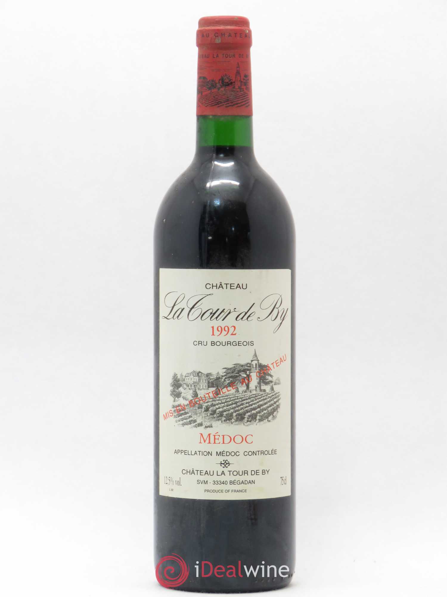 Château La Tour de By Cru Bourgeois 1992 - Lot de 1 bouteille - 0