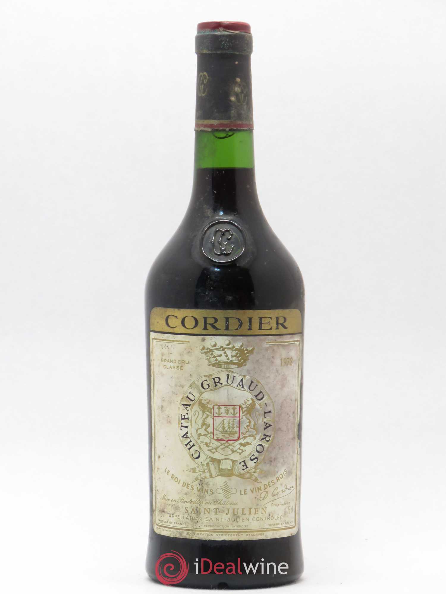 Château Gruaud Larose 2ème Grand Cru Classé 1978 - Lot de 1 bouteille - 0