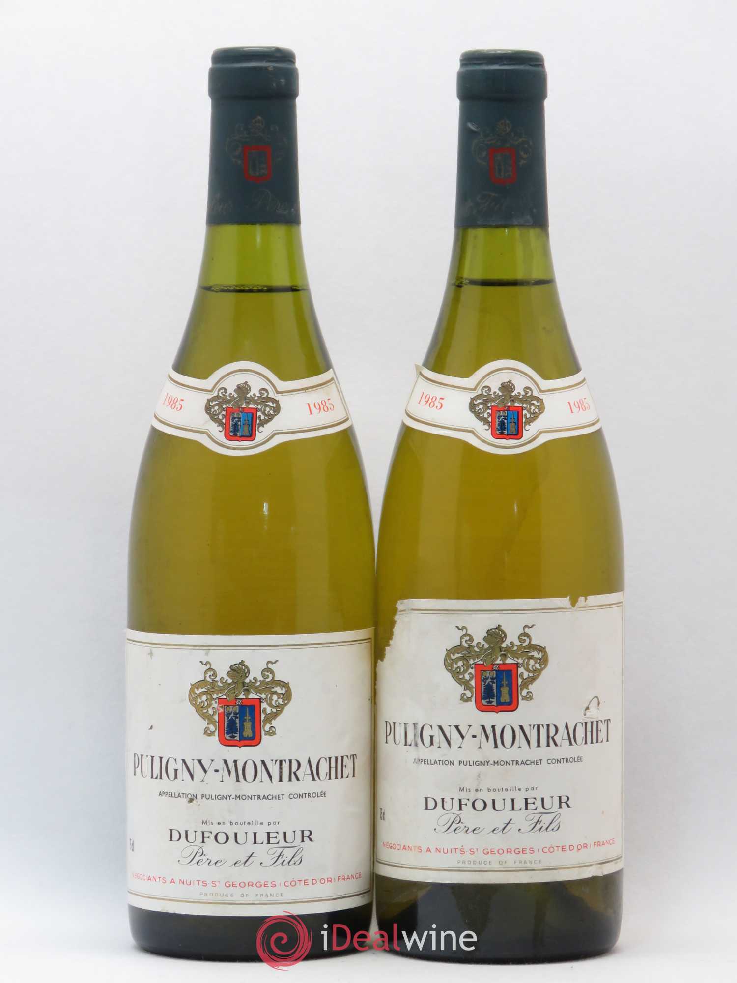 Puligny-Montrachet Dufouleur 1985 - Lot de 2 bouteilles - 0