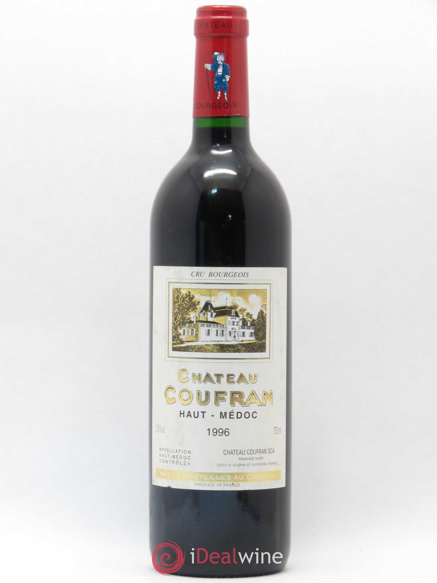 Château Coufran Cru Bourgeois 1996 - Lot de 1 bouteille - 0