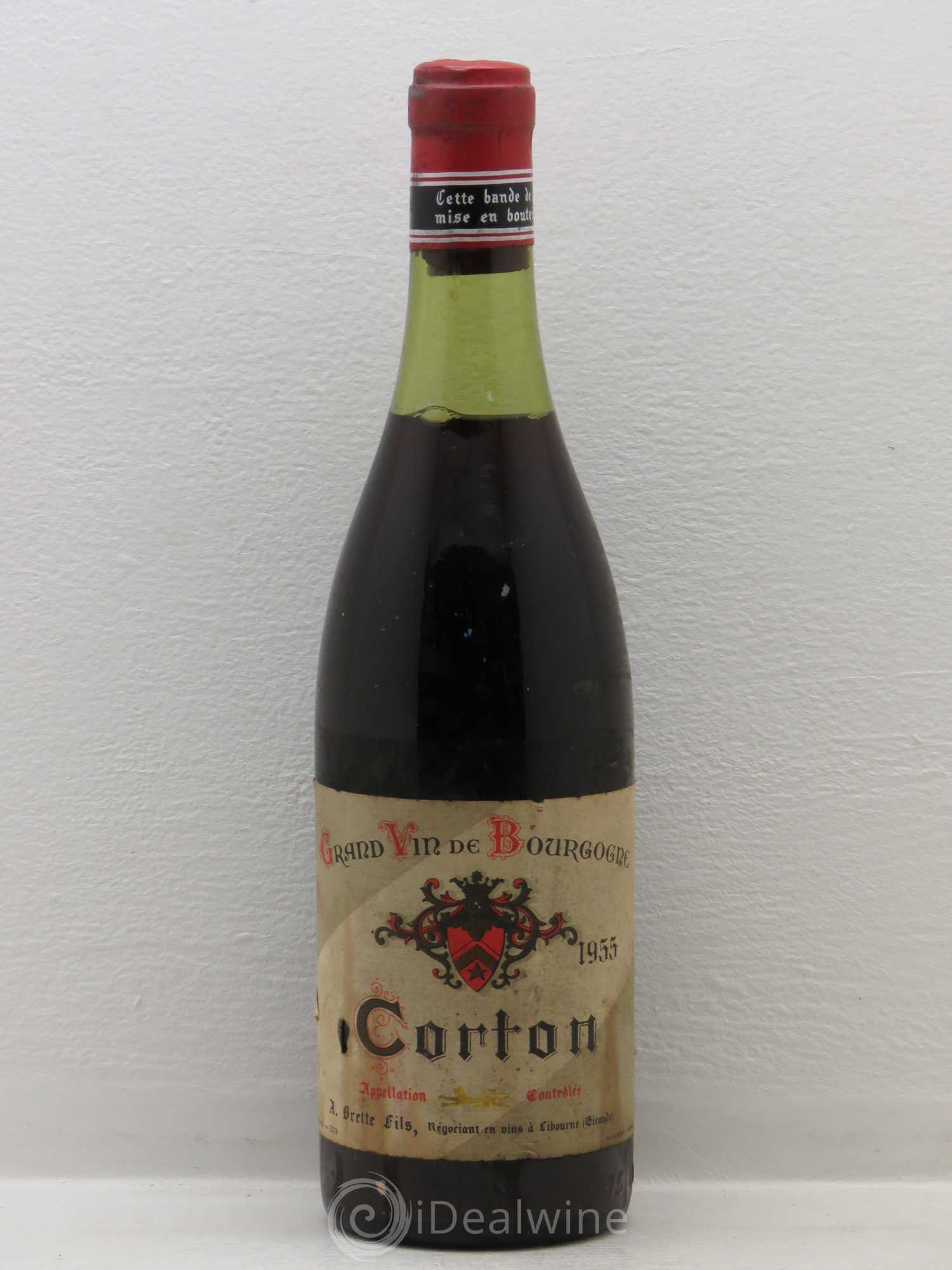 Corton Grand Cru A.Brette Fils 1955 - Lot de 1 bouteille - 0
