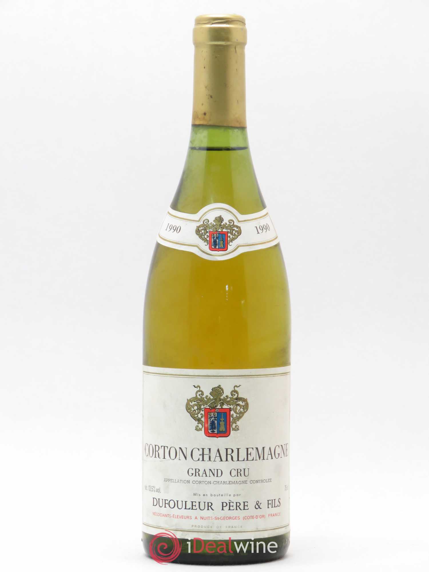 Corton-Charlemagne Grand Cru Dufouleur 1990 - Lot de 1 bouteille - 0
