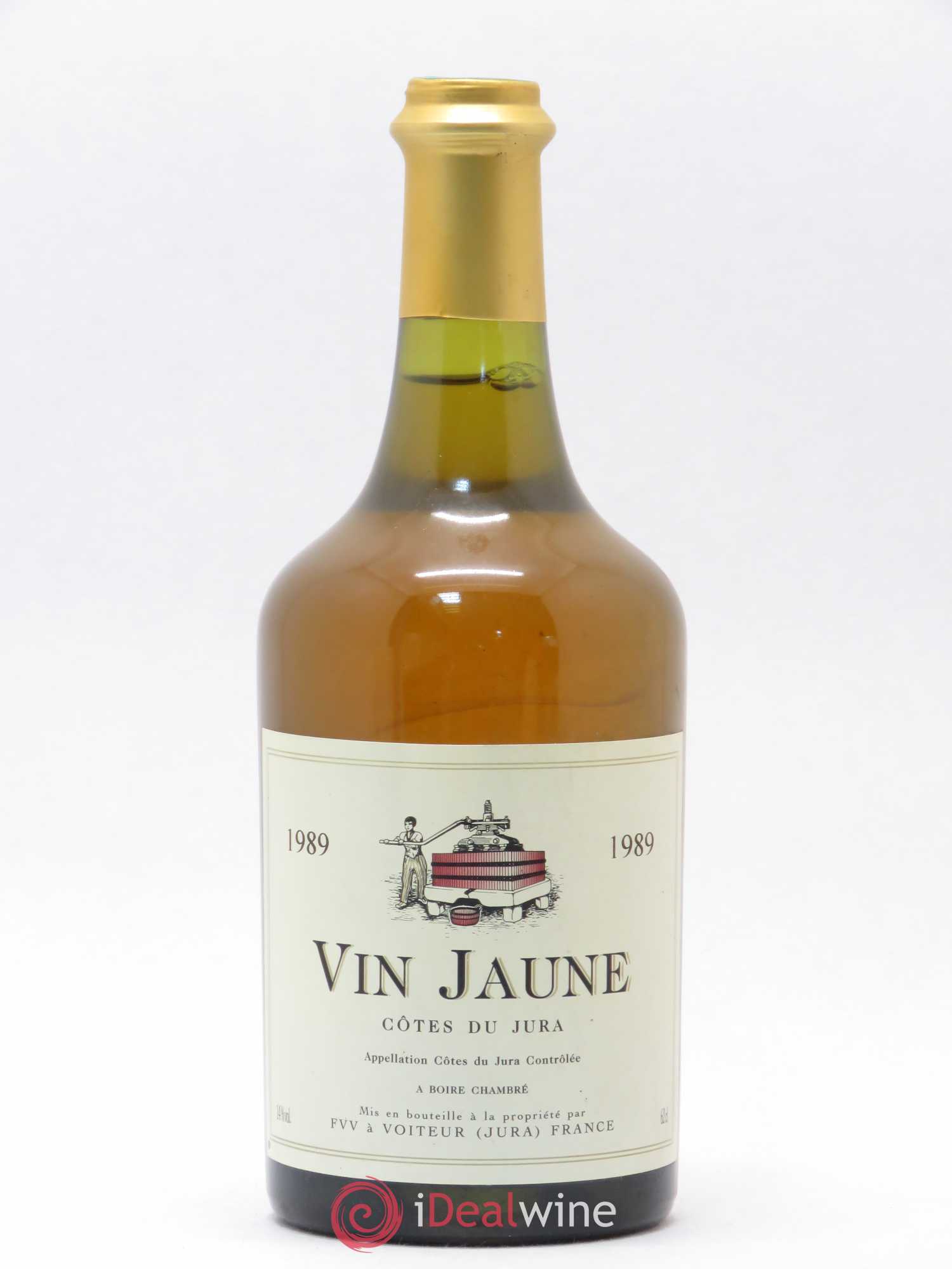 Côtes du Jura Vin Jaune Fruitière Vinicole de Voiteur 1989 - Lot de 1 bouteille - 0