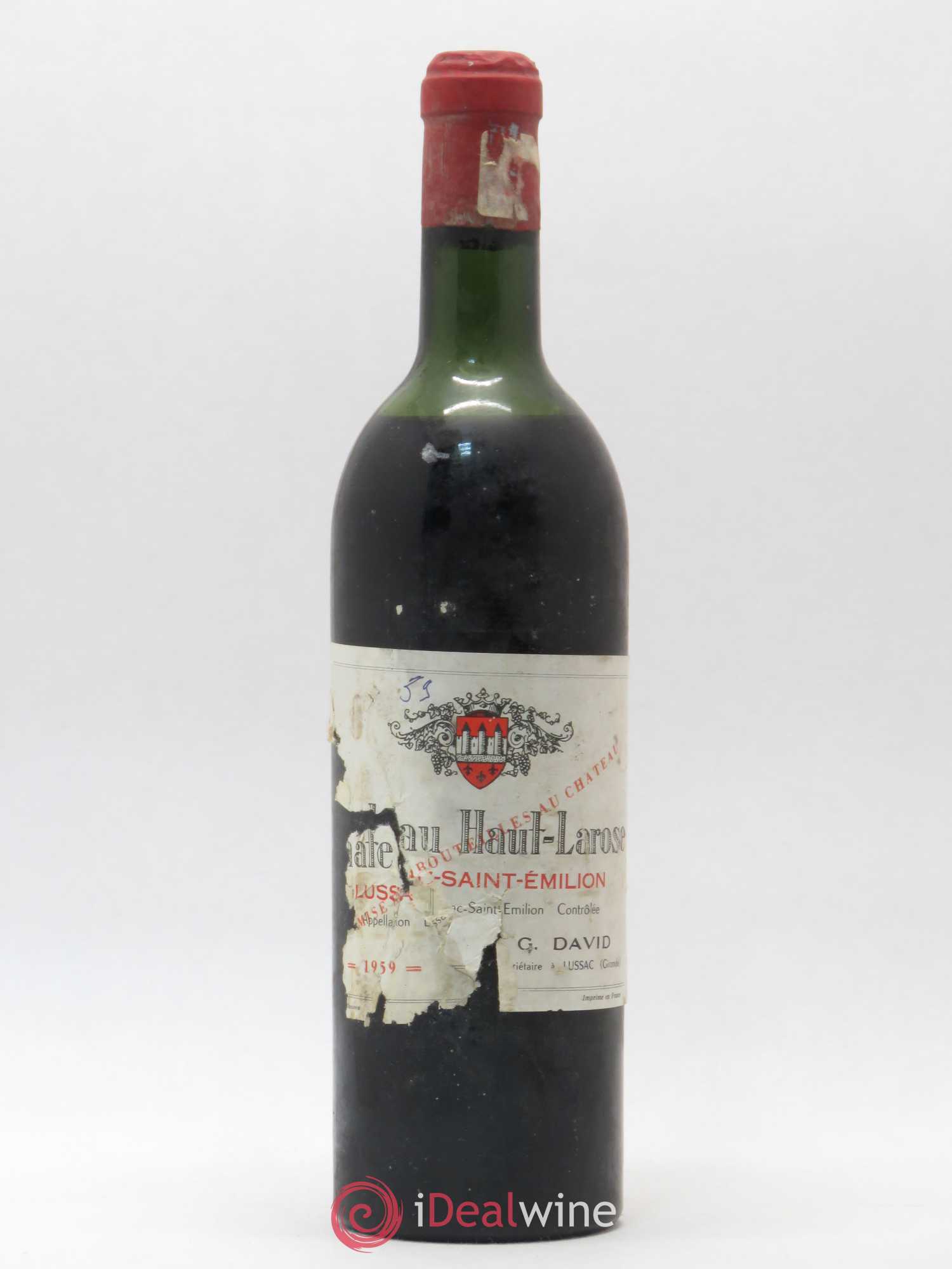 Lussac Saint-Émilion 1959 - Posten von 1 Flasche - 0